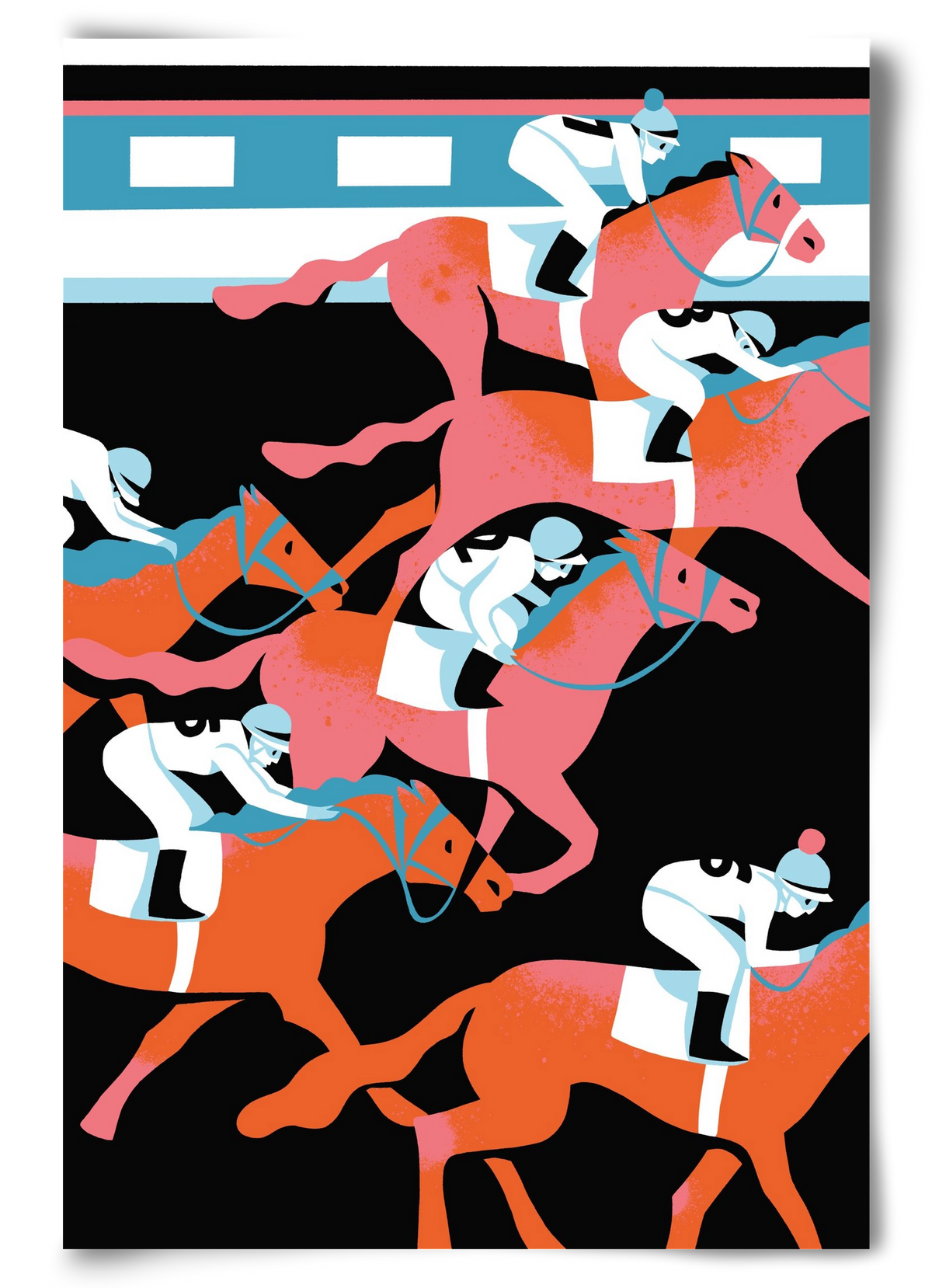 Derby, 60x90 cm, Keret nélkül