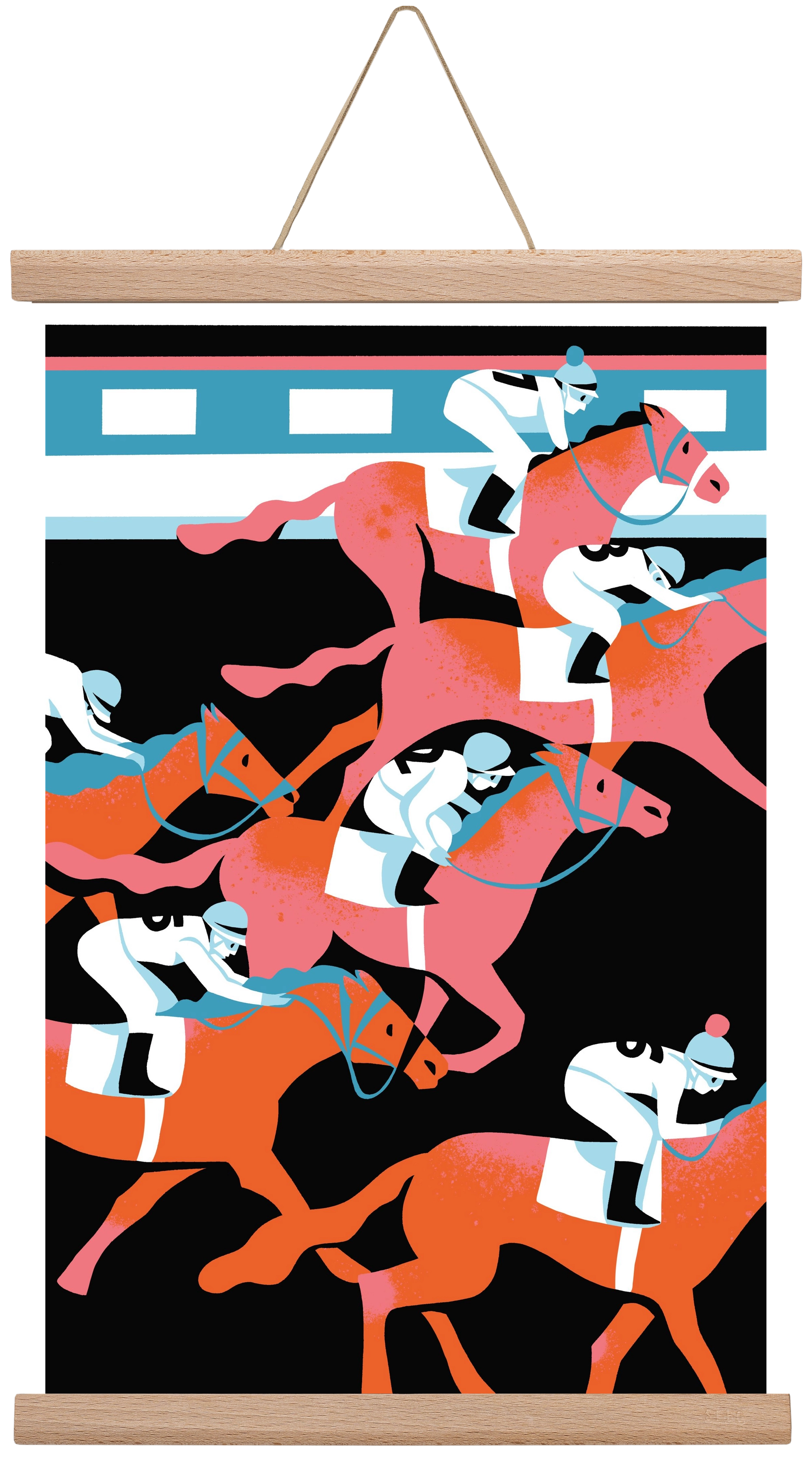 Derby, 30x45 cm (30x45 cm), Tölgy akasztó