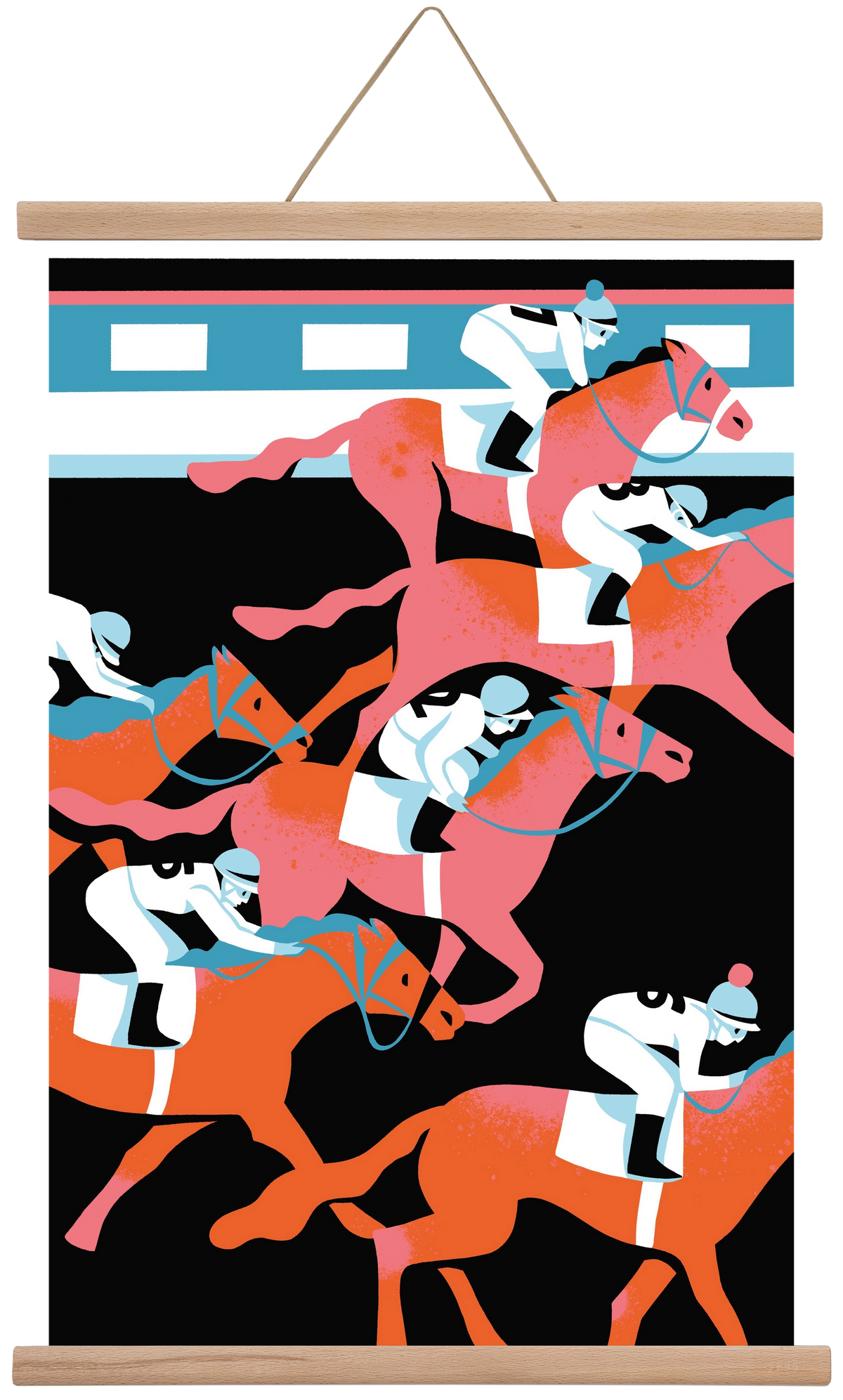 Derby, 40x60 cm (40x60 cm), Tölgy akasztó