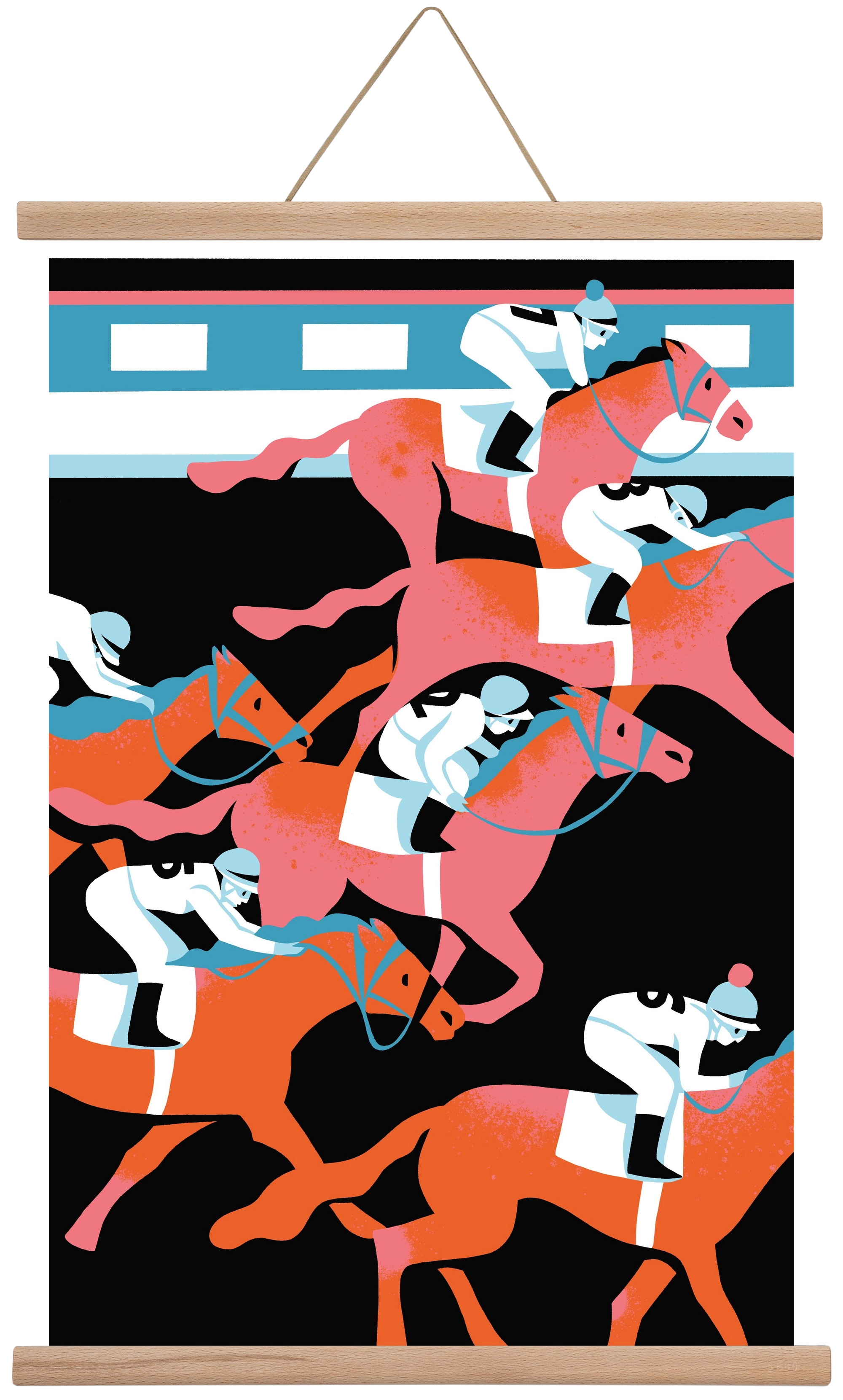 Derby, 40x60 cm (40x60 cm), Tölgy akasztó