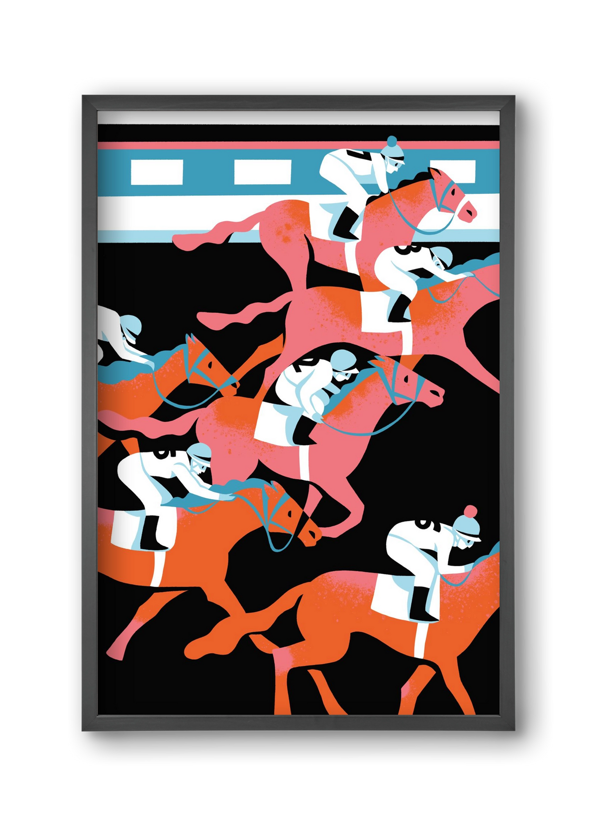 Derby, 30x45 cm (30x45 cm), Fekete keret