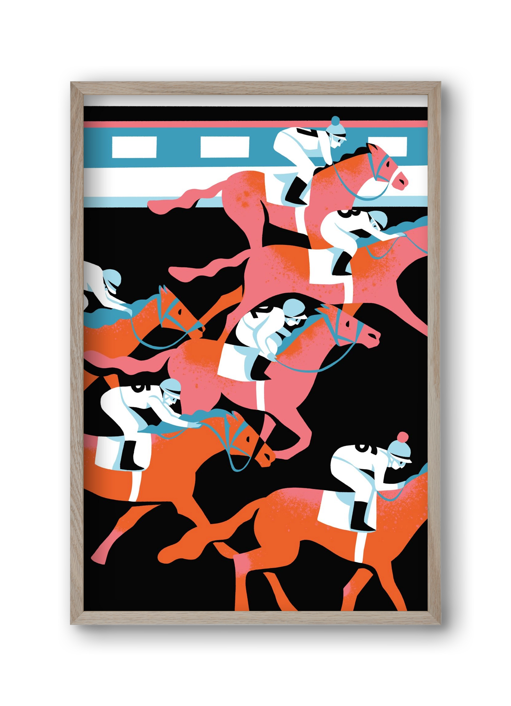 Derby, 30x45 cm (30x45 cm), Tölgy keret