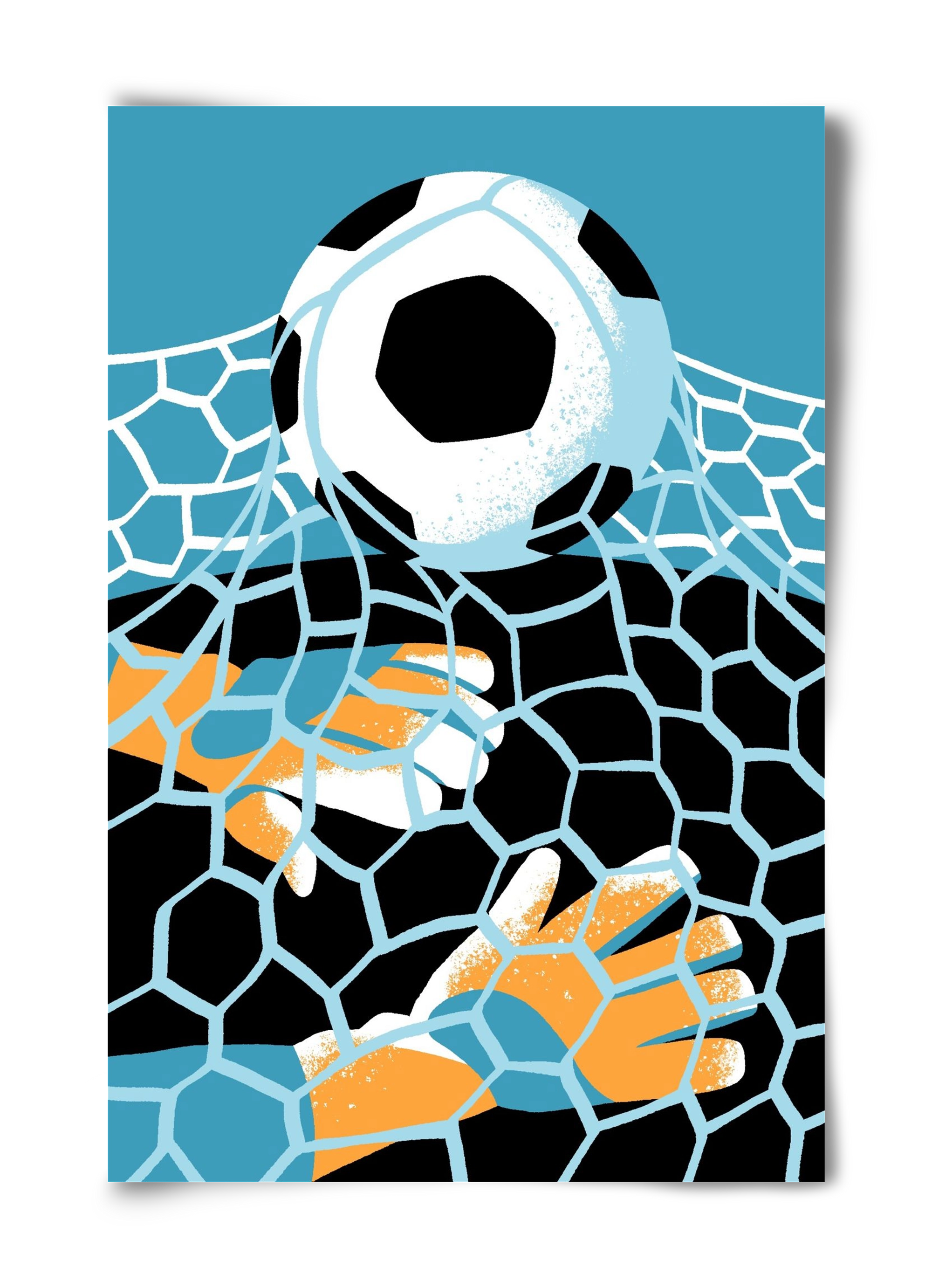 Football, 40x60 cm, Keret nélkül