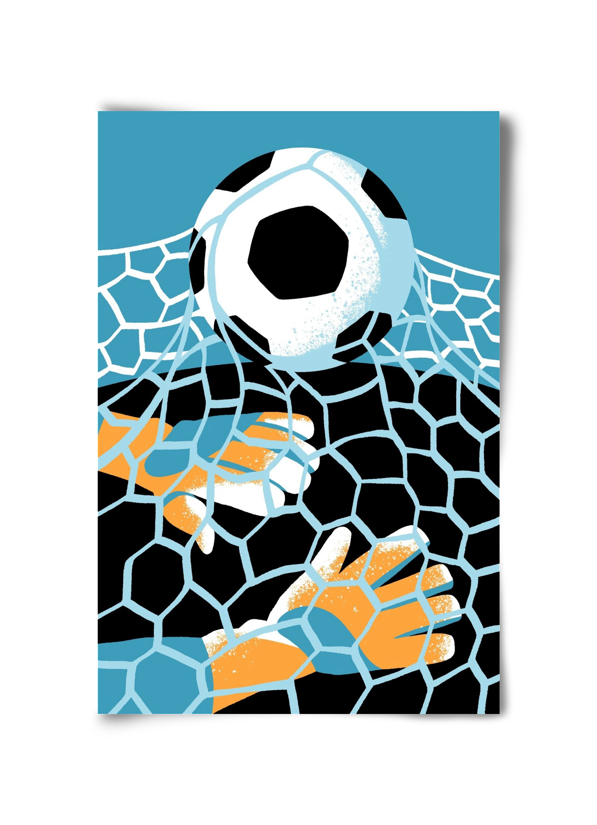 Football, 30x45 cm, Keret nélkül