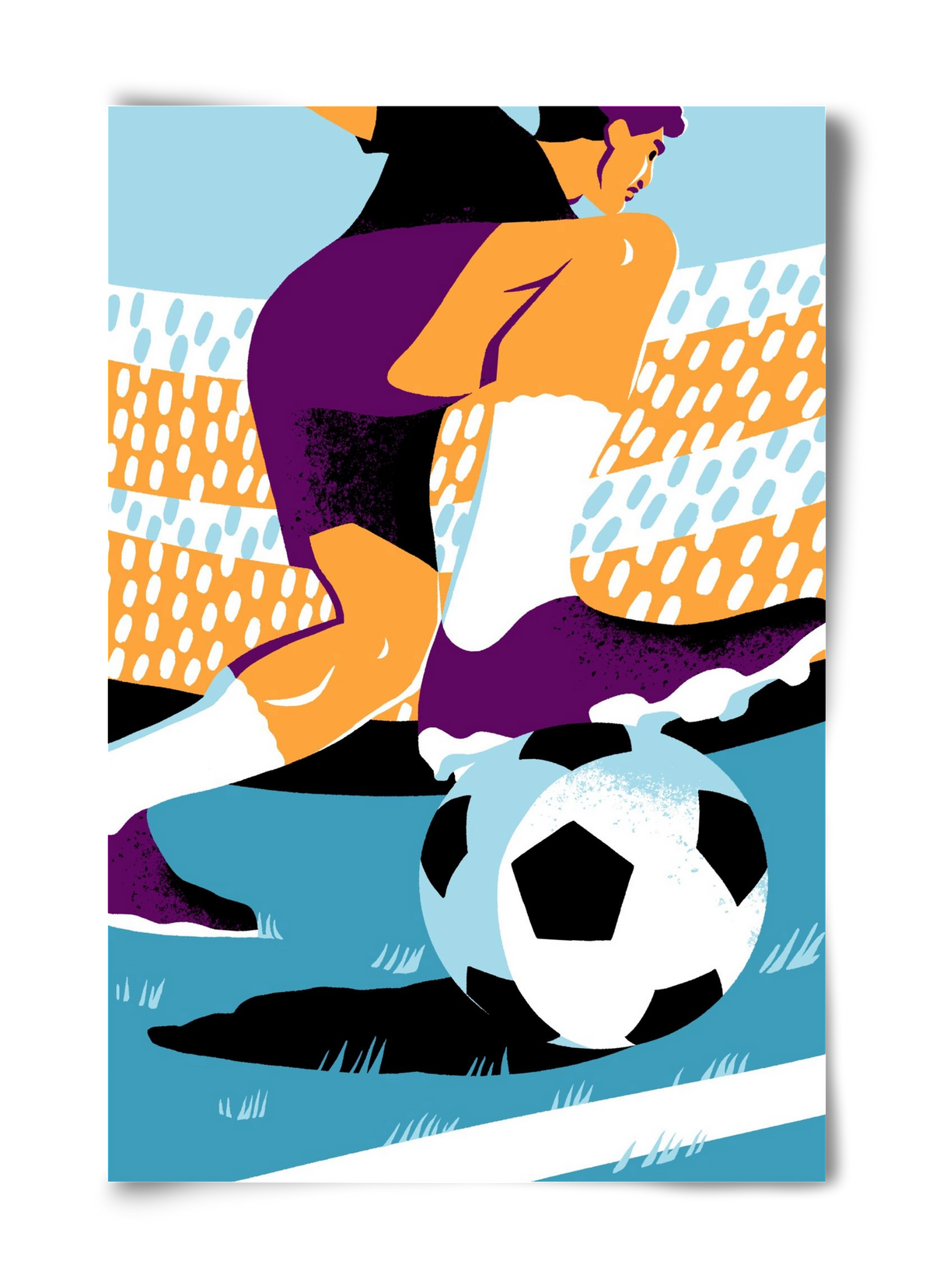 Soccer, 40x60 cm, Keret nélkül