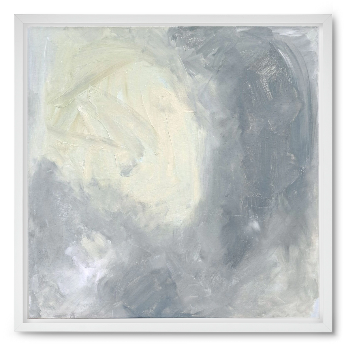 belépés, 50x50 cm (50x50 cm), Fehér keret