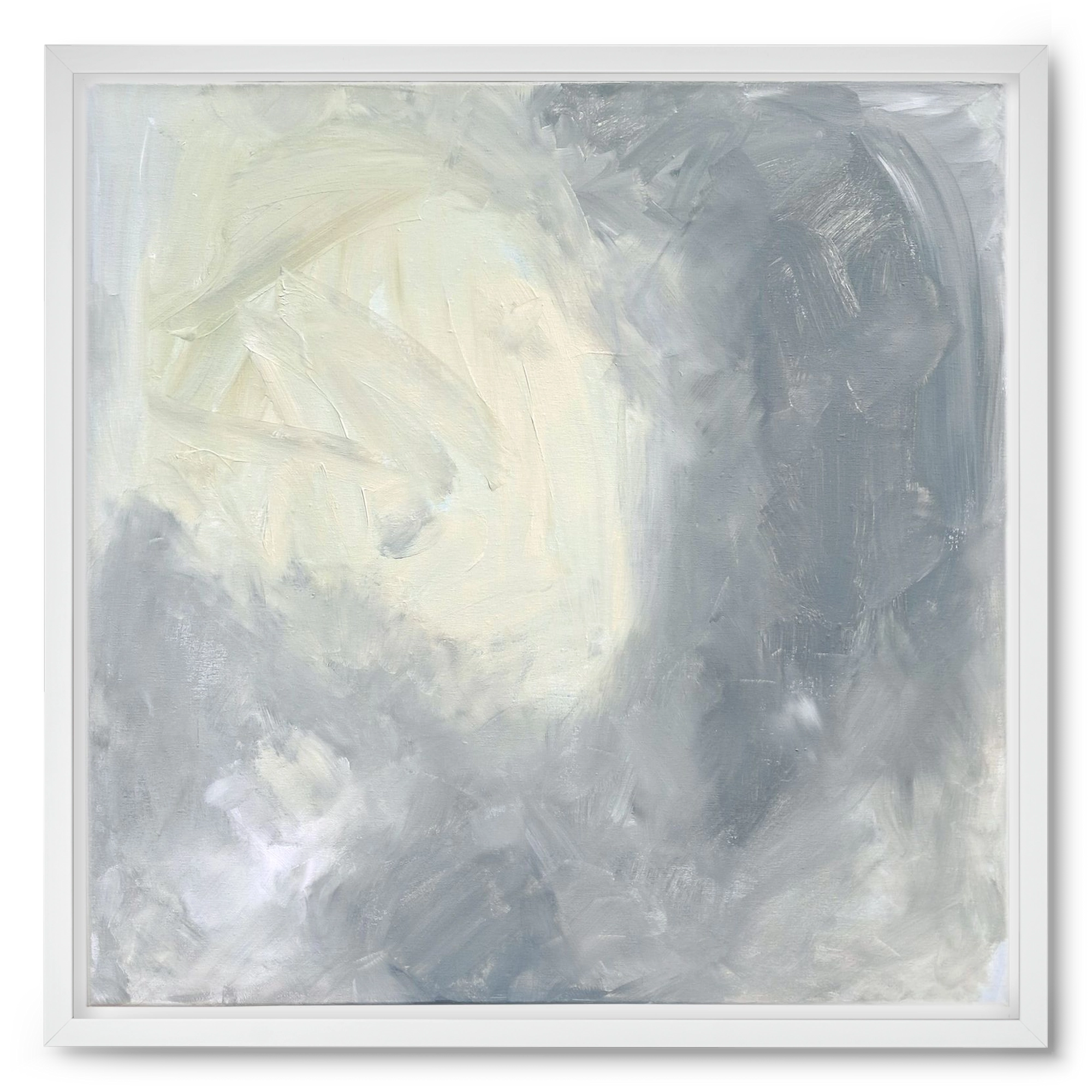 belépés, 50x50 cm (50x50 cm), Fehér keret