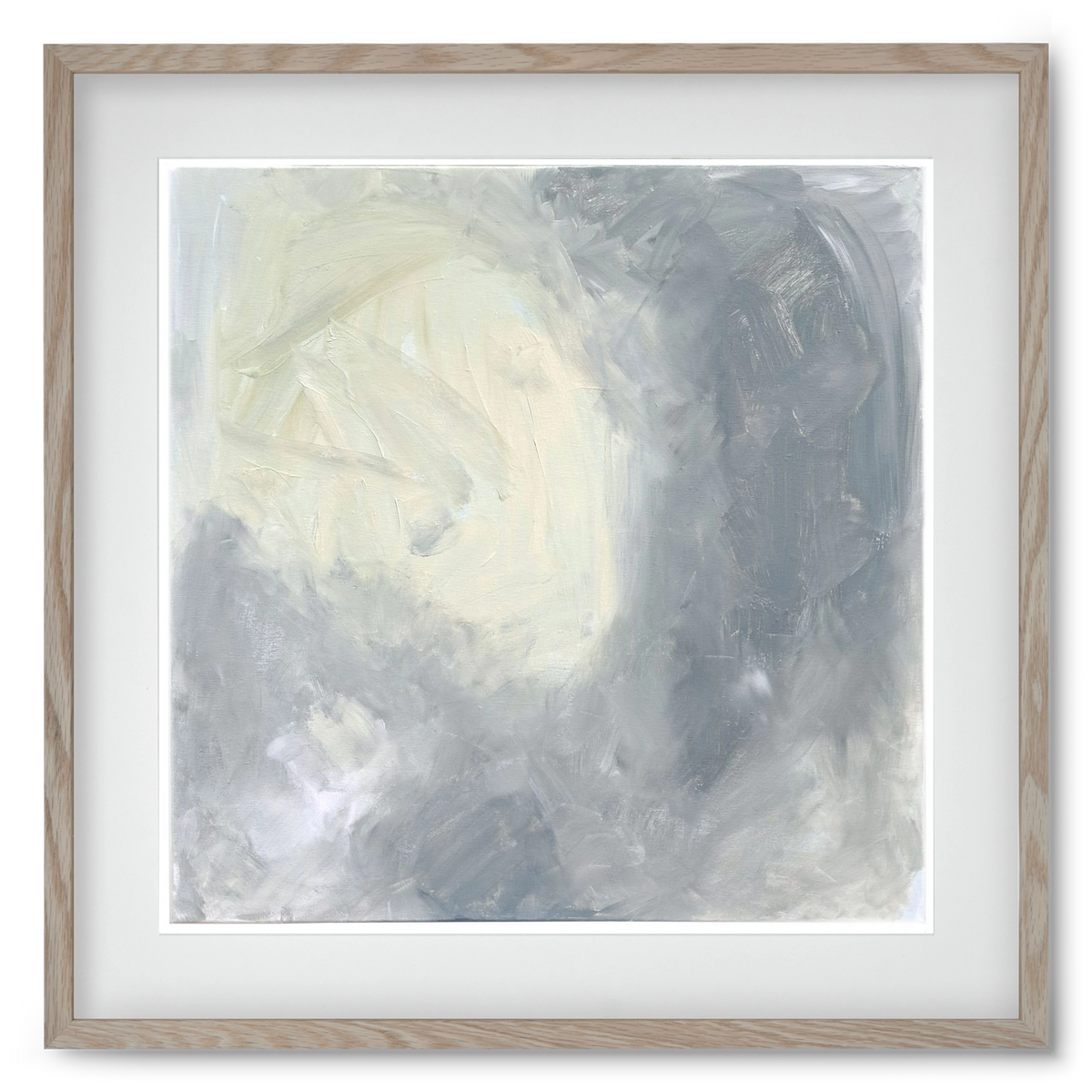 belépés, 50x50 cm (40x40 cm), Tölgy keret, paszpartuval