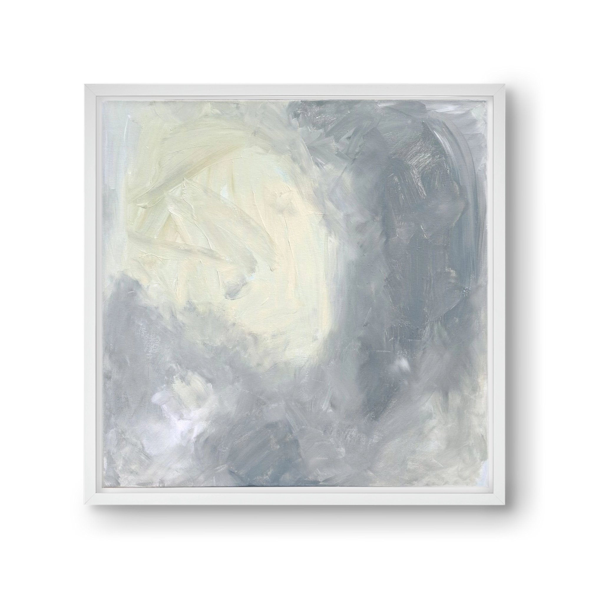 belépés, 30x30 cm (30x30 cm), Fehér keret