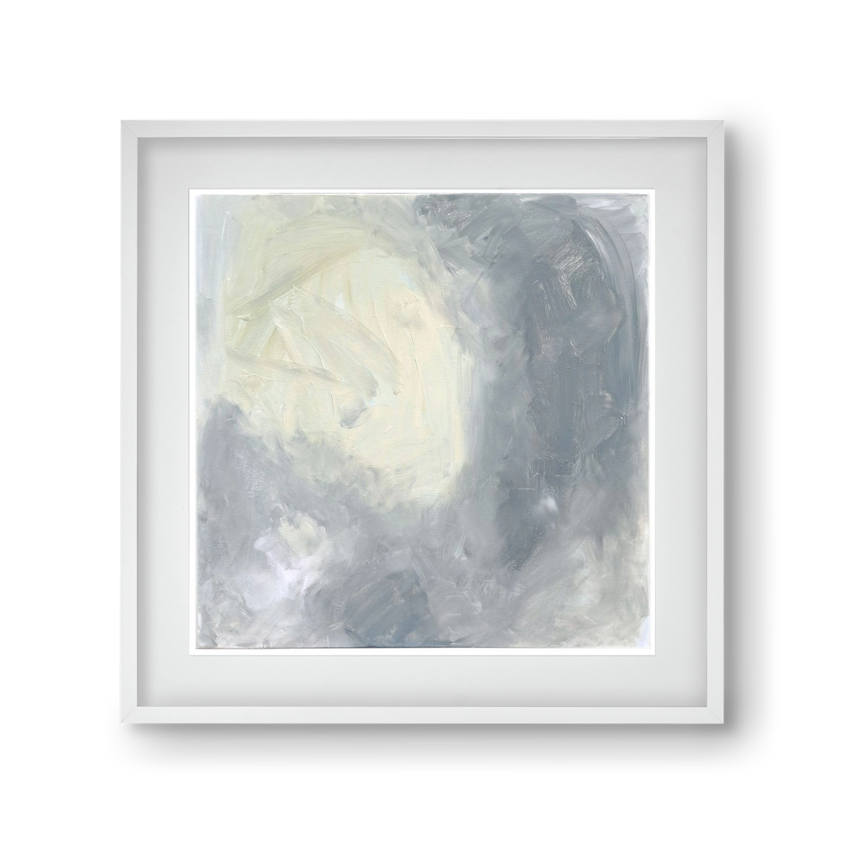 belépés, 30x30 cm (20x20 cm), Fehér keret, paszpartuval