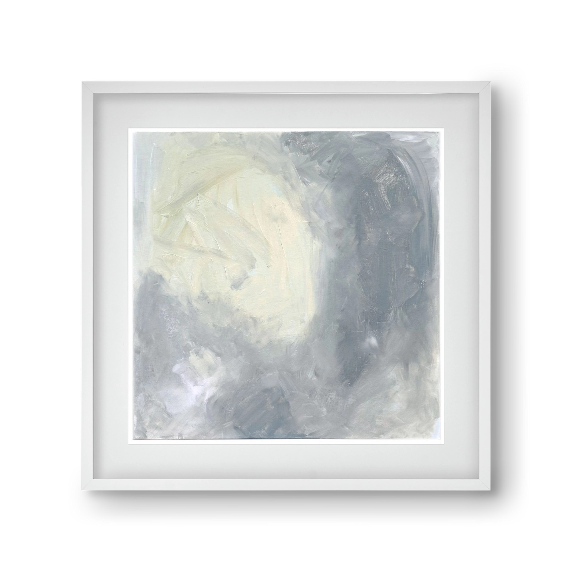 belépés, 30x30 cm (20x20 cm), Fehér keret, paszpartuval