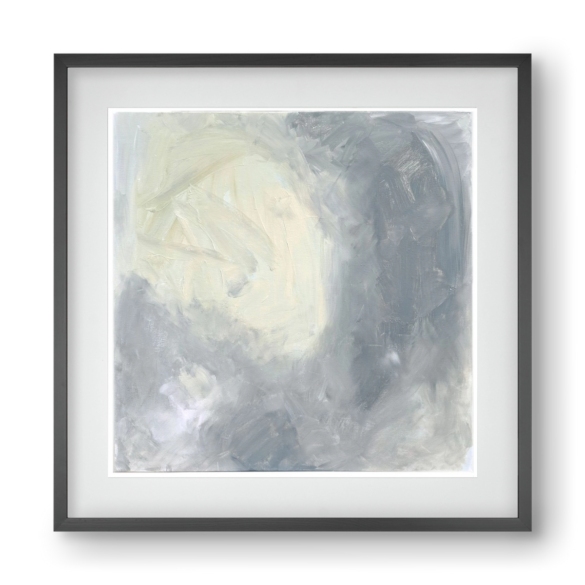 belépés, 40x40 cm (30x30 cm), Fekete keret, paszpartuval