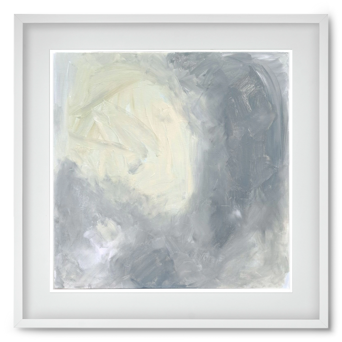 belépés, 50x50 cm (40x40 cm), Fehér keret, paszpartuval