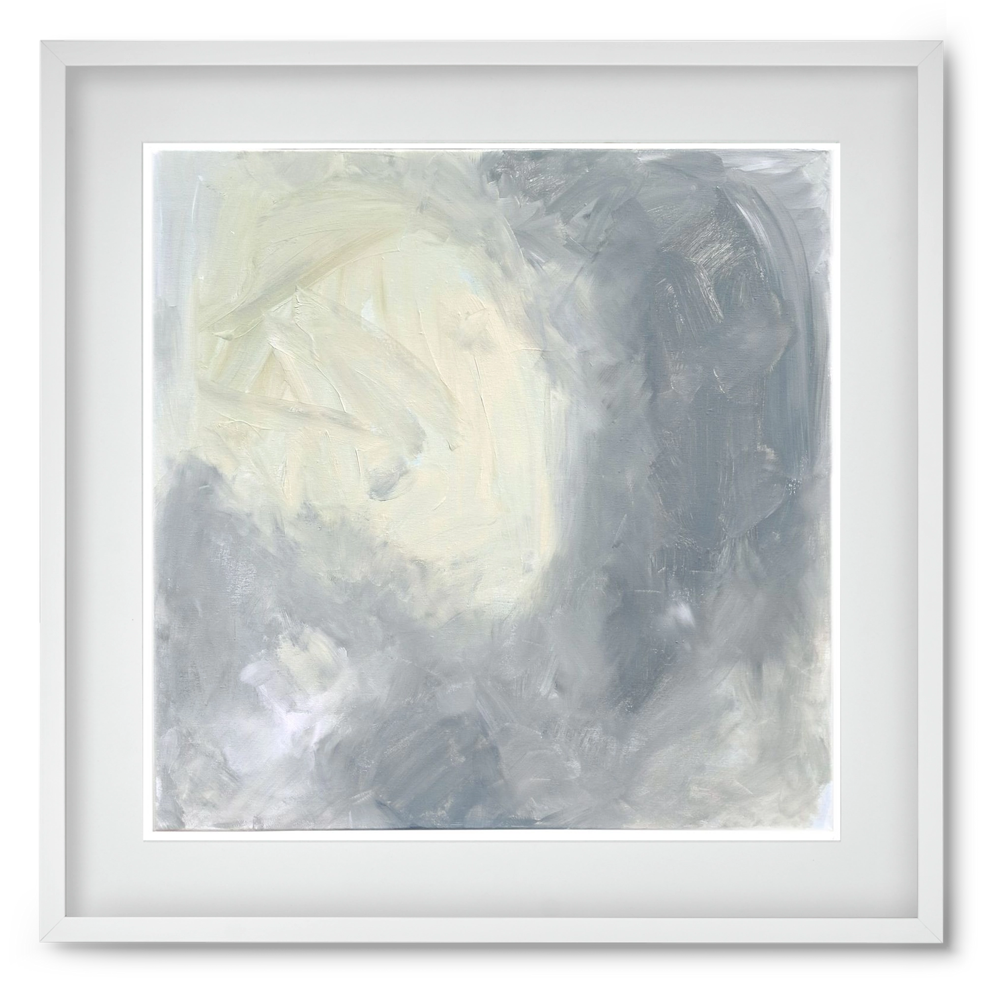 belépés, 50x50 cm (40x40 cm), Fehér keret, paszpartuval