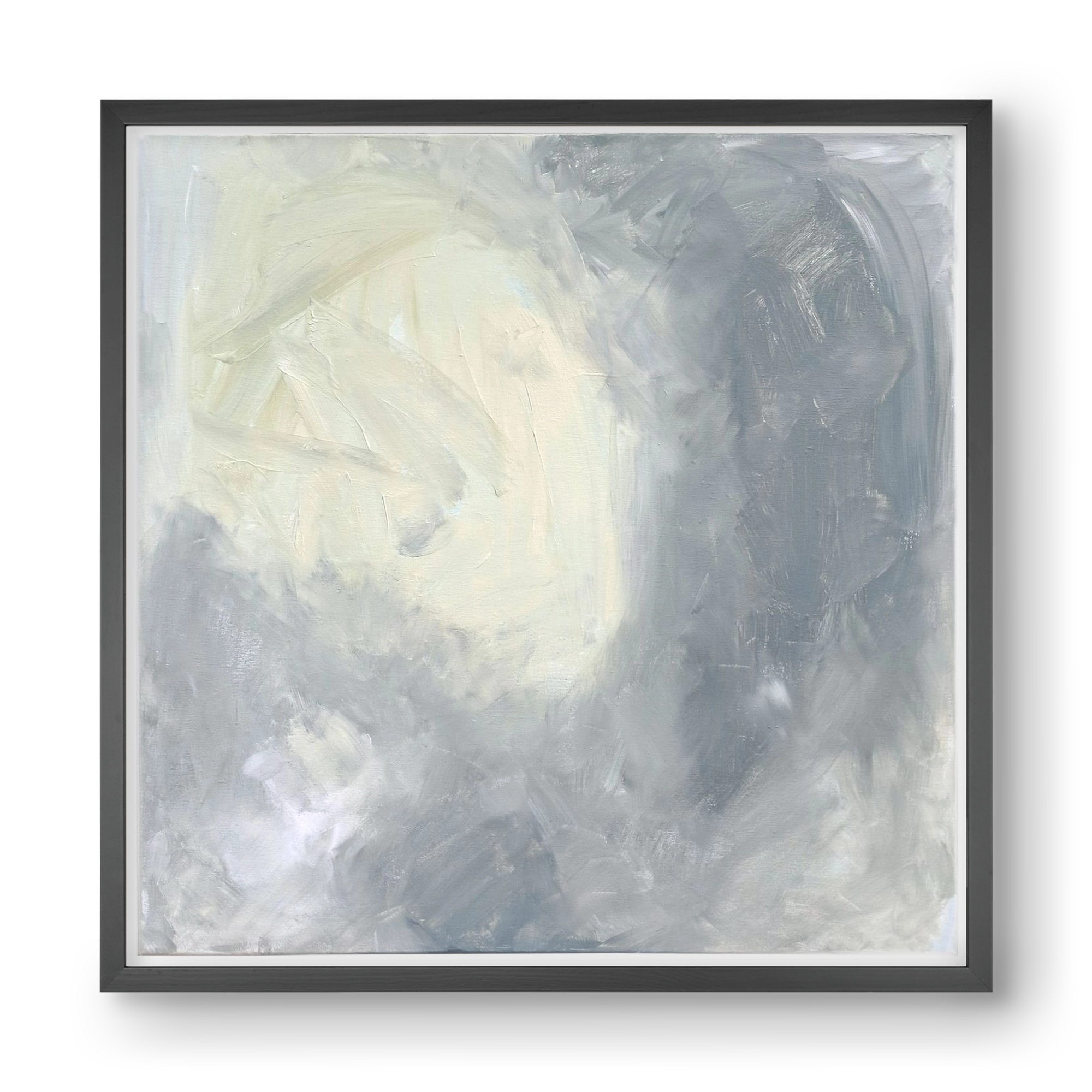 belépés, 40x40 cm (40x40 cm), Fekete keret