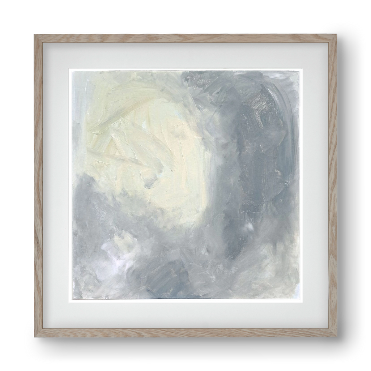 belépés, 40x40 cm (30x30 cm), Tölgy keret, paszpartuval