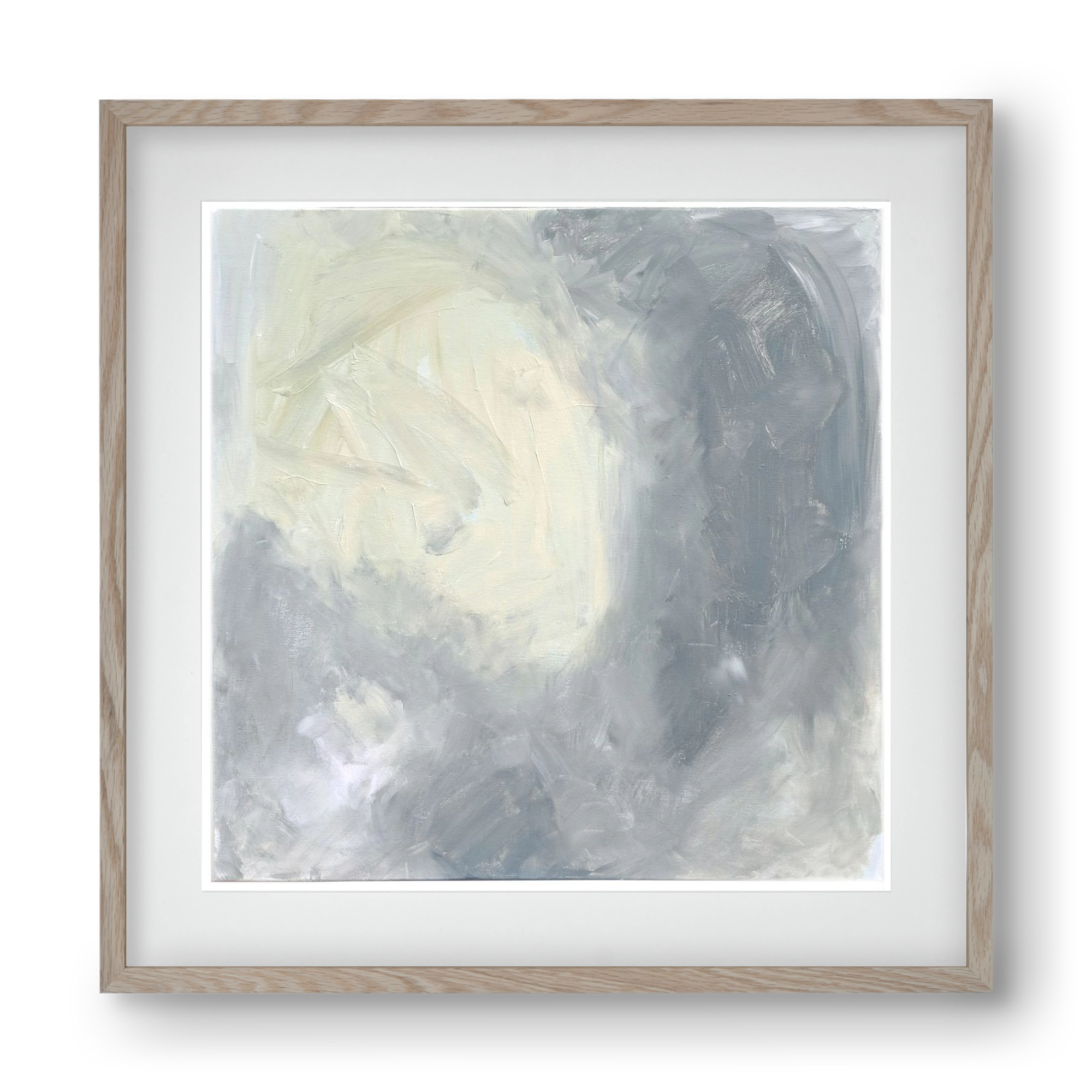 belépés, 40x40 cm (30x30 cm), Tölgy keret, paszpartuval