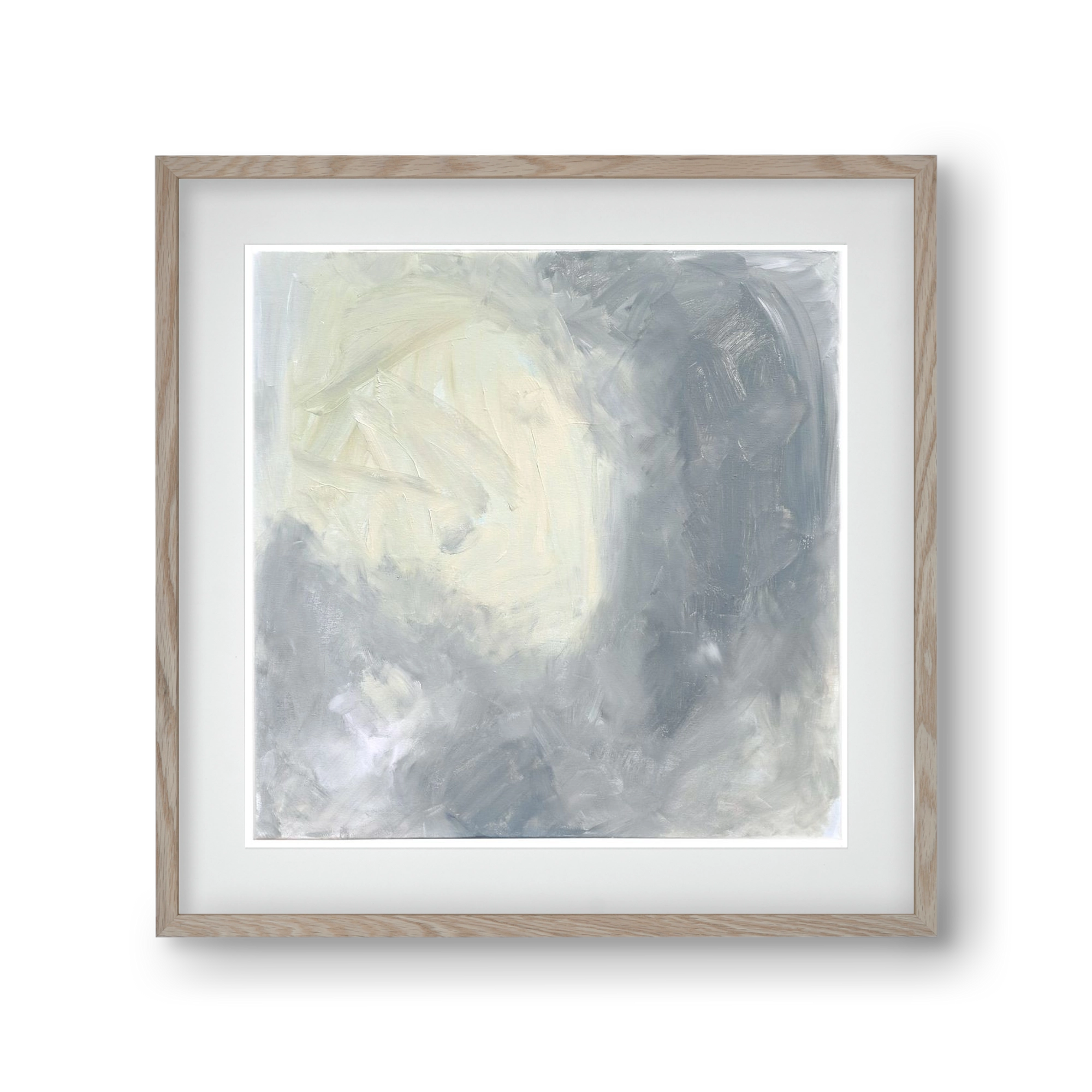 belépés, 30x30 cm (20x20 cm), Tölgy keret, paszpartuval