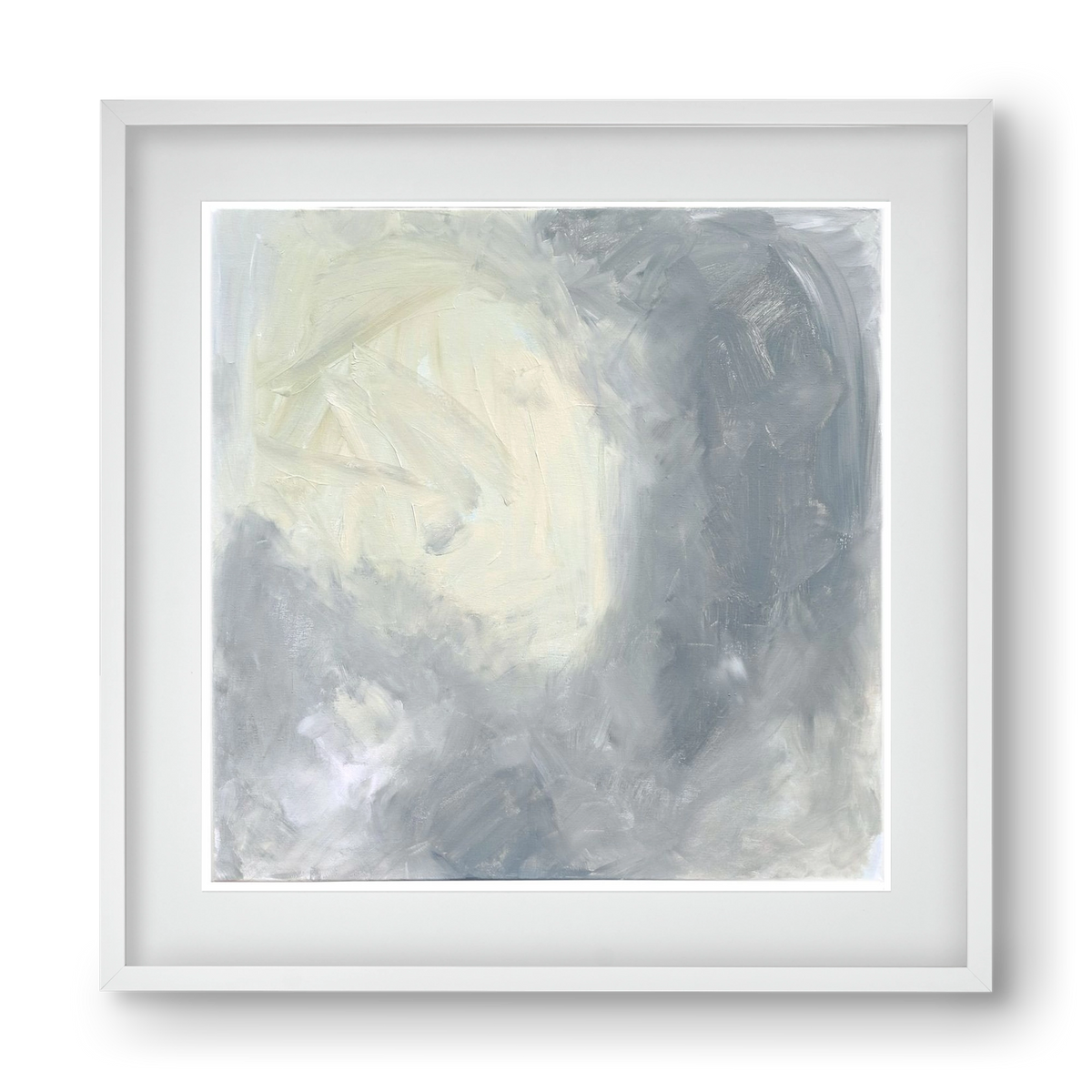 belépés, 40x40 cm (30x30 cm), Fehér keret, paszpartuval