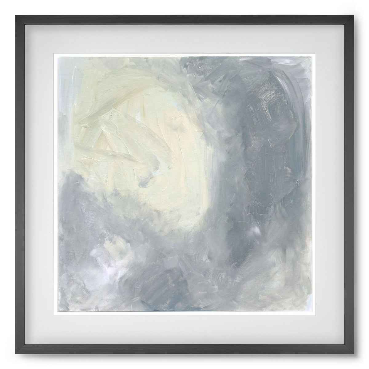 belépés, 50x50 cm (40x40 cm), Fekete keret, paszpartuval