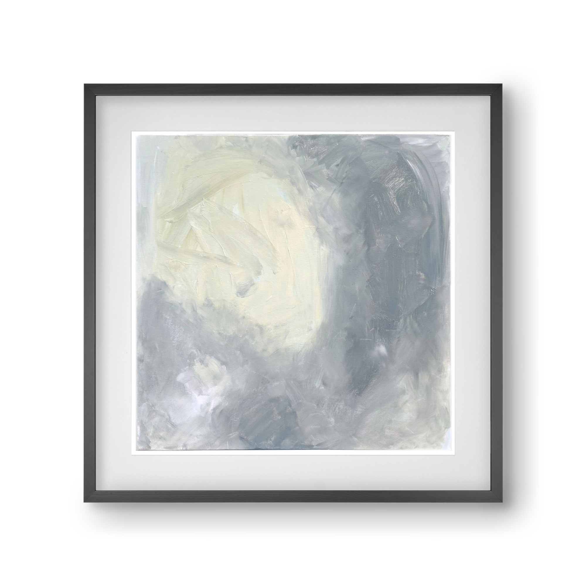 belépés, 30x30 cm (20x20 cm), Fekete keret, paszpartuval