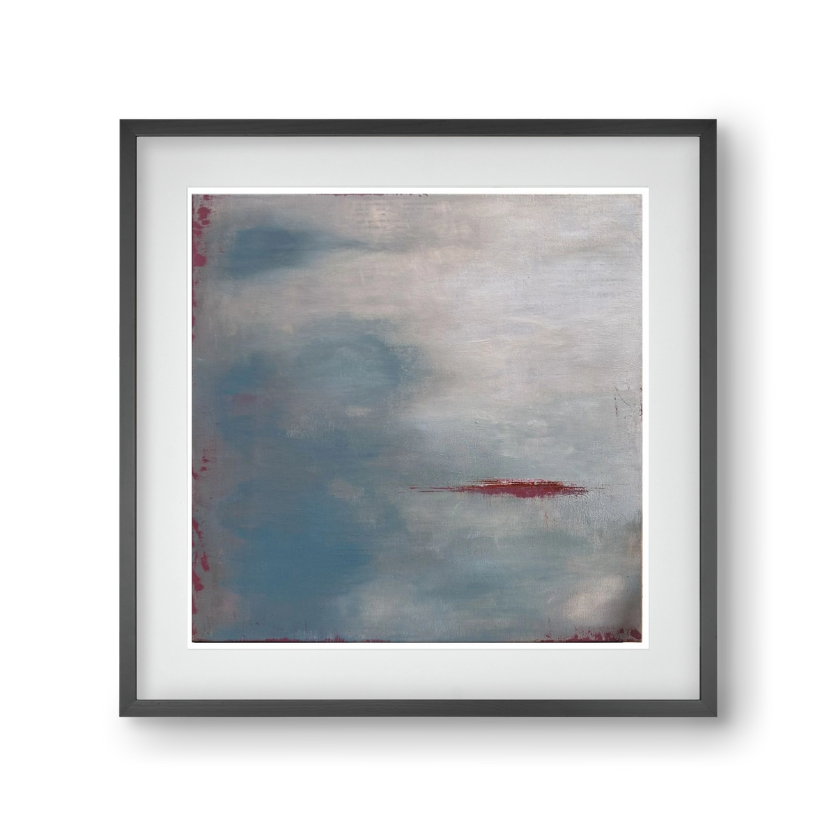 megérkezik, 30x30 cm (20x20 cm), Fekete keret, paszpartuval