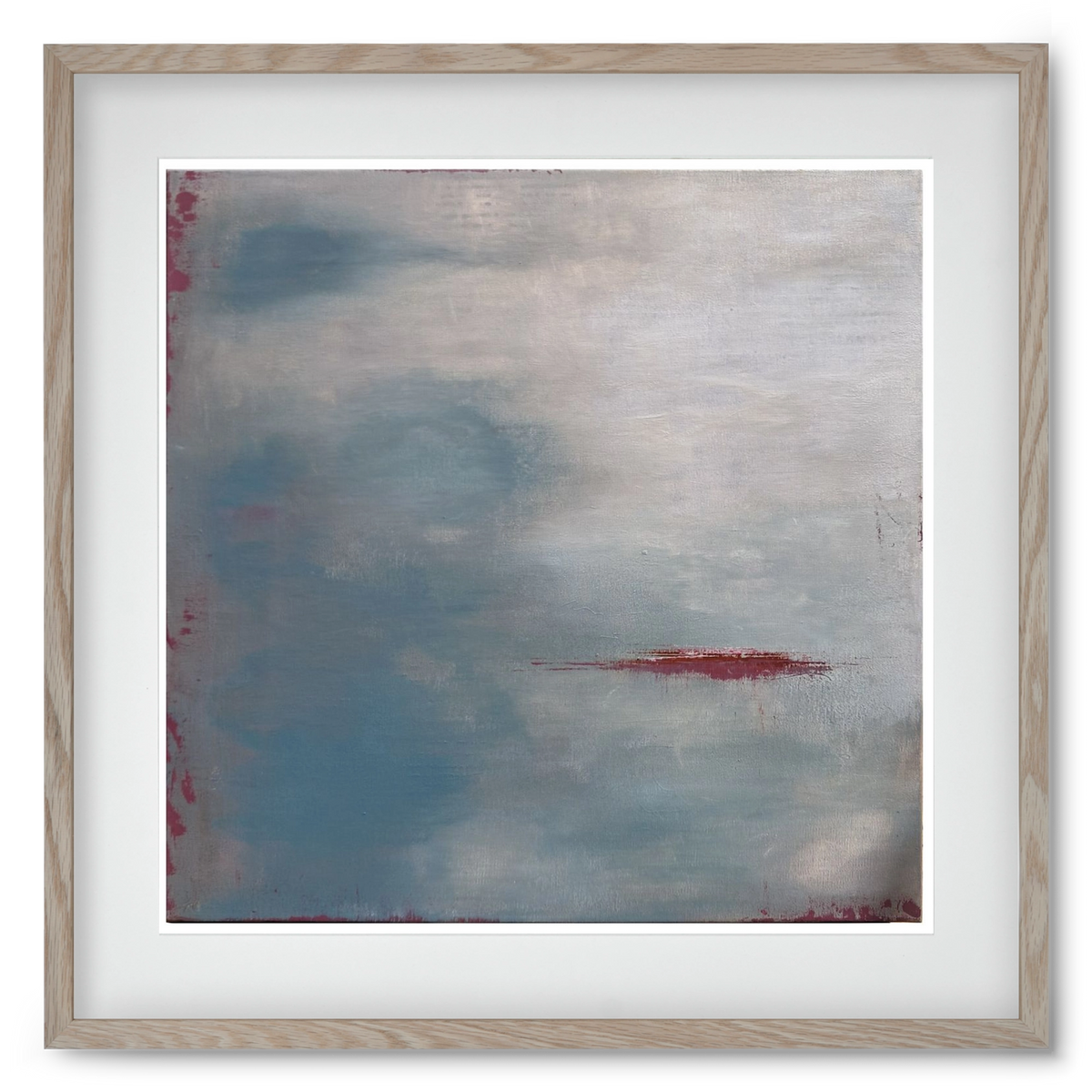 megérkezik, 50x50 cm (40x40 cm), Tölgy keret, paszpartuval