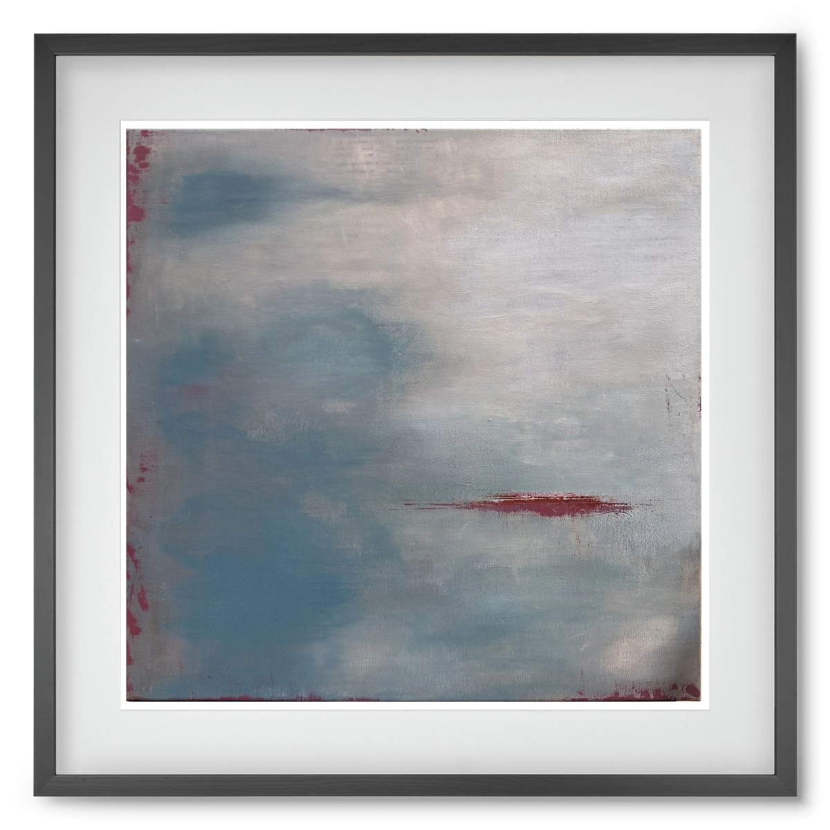 megérkezik, 50x50 cm (40x40 cm), Fekete keret, paszpartuval