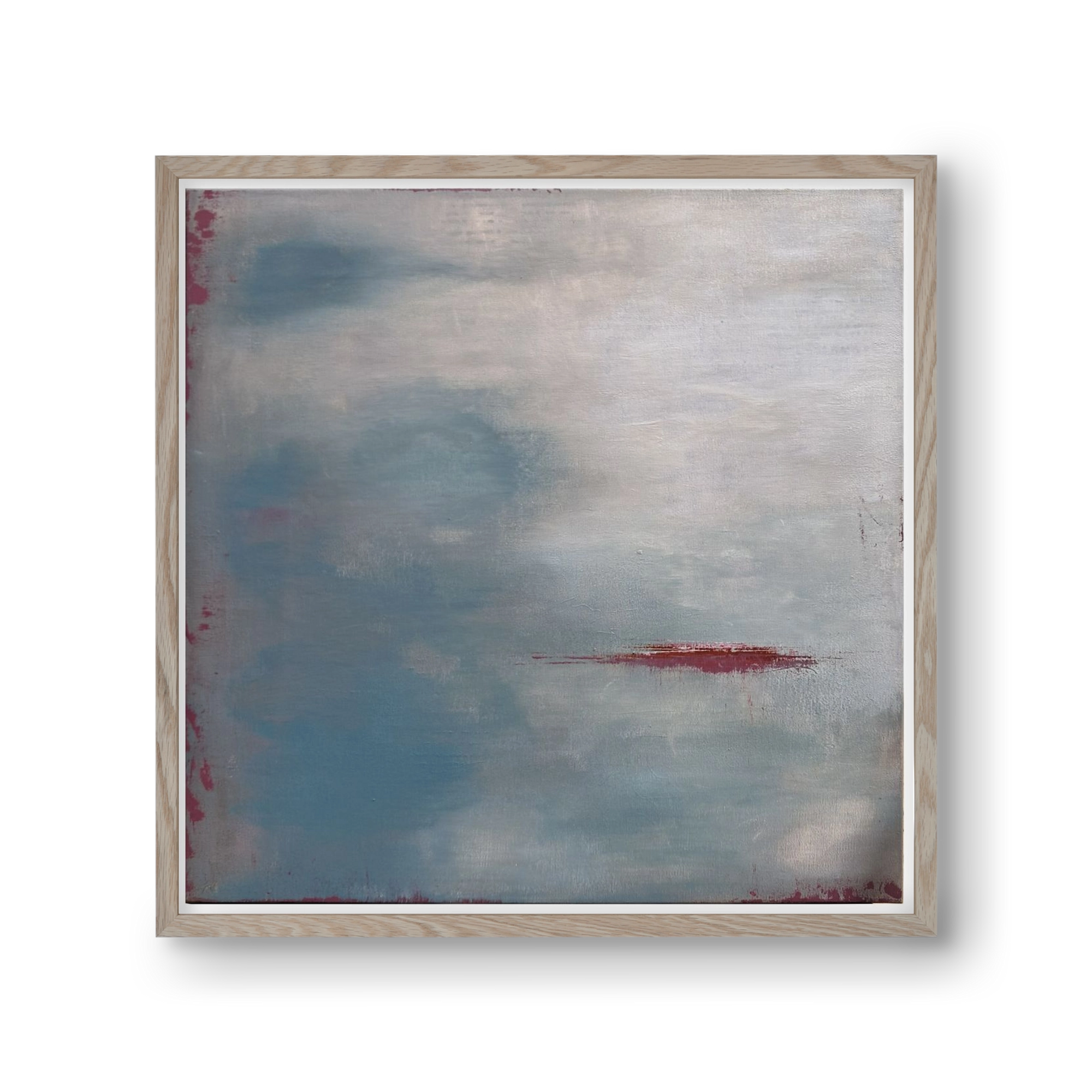 megérkezik, 30x30 cm (30x30 cm), Tölgy keret