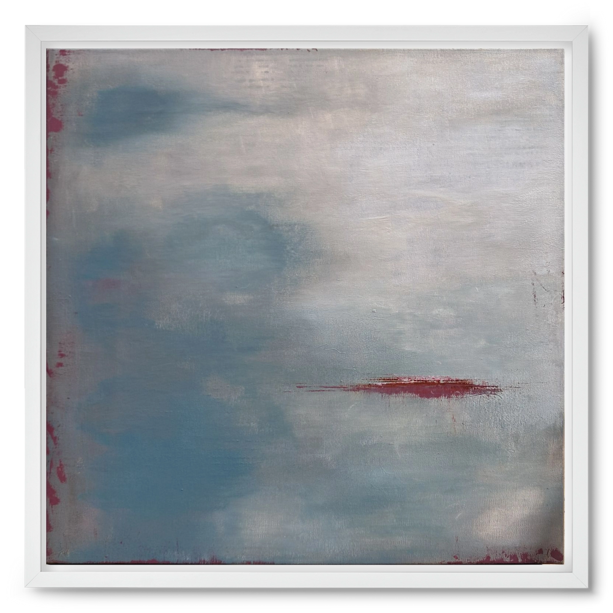 megérkezik, 50x50 cm (50x50 cm), Fehér keret