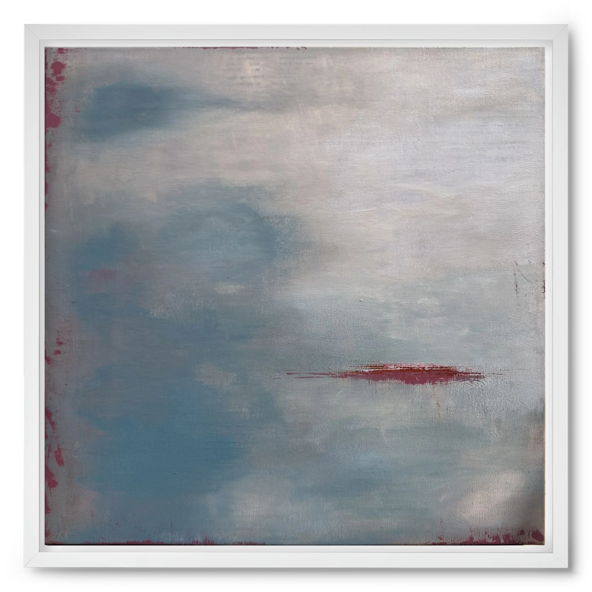 megérkezik, 50x50 cm (50x50 cm), Fehér keret