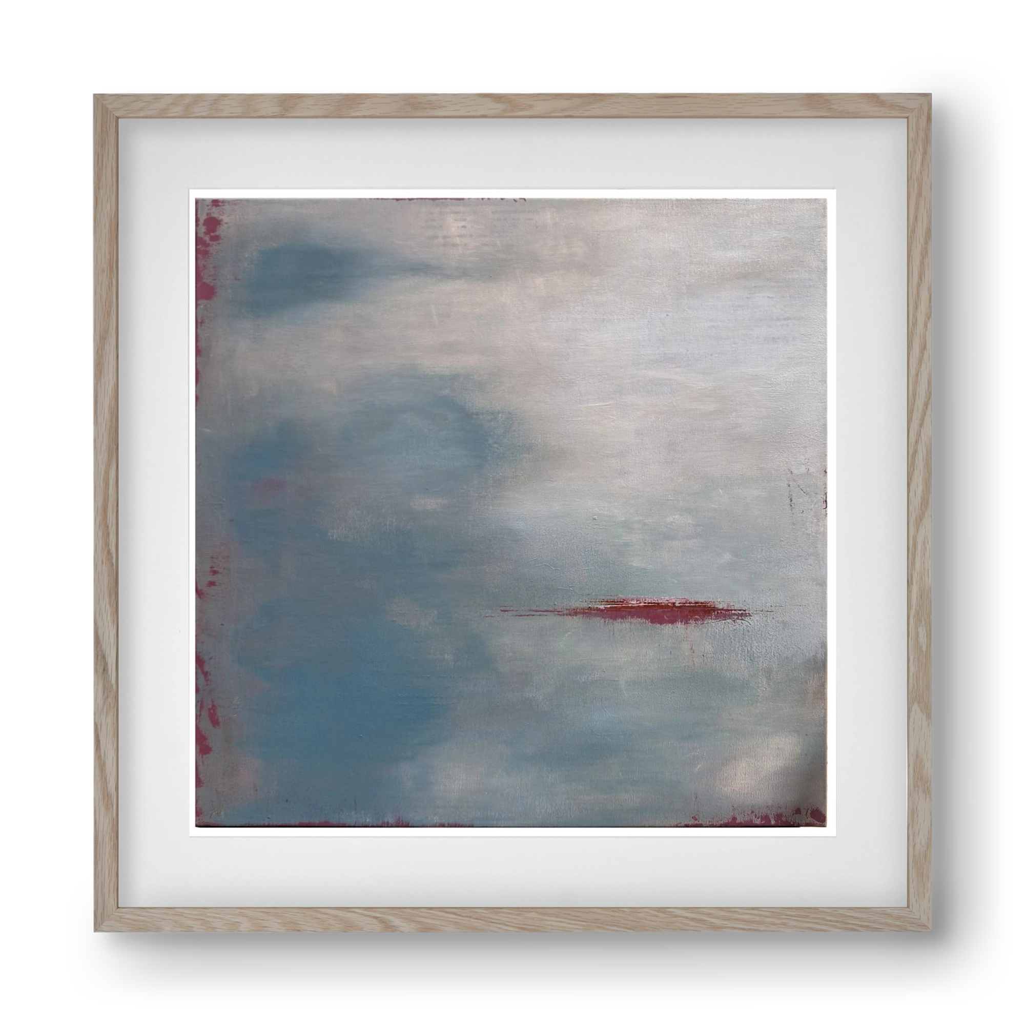 megérkezik, 40x40 cm (30x30 cm), Tölgy keret, paszpartuval