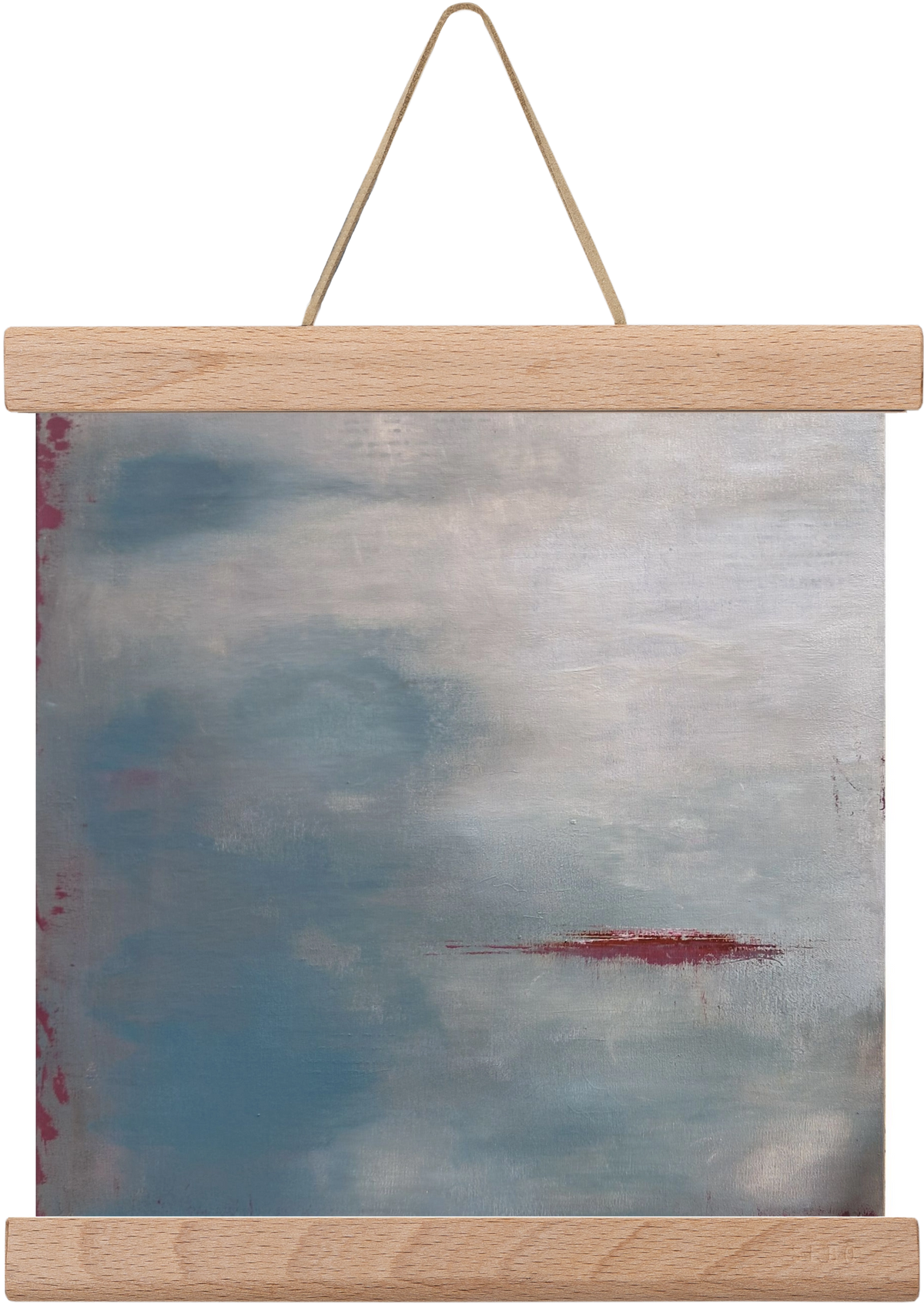 megérkezik, 20x20 cm (20x20 cm), Tölgy akasztó