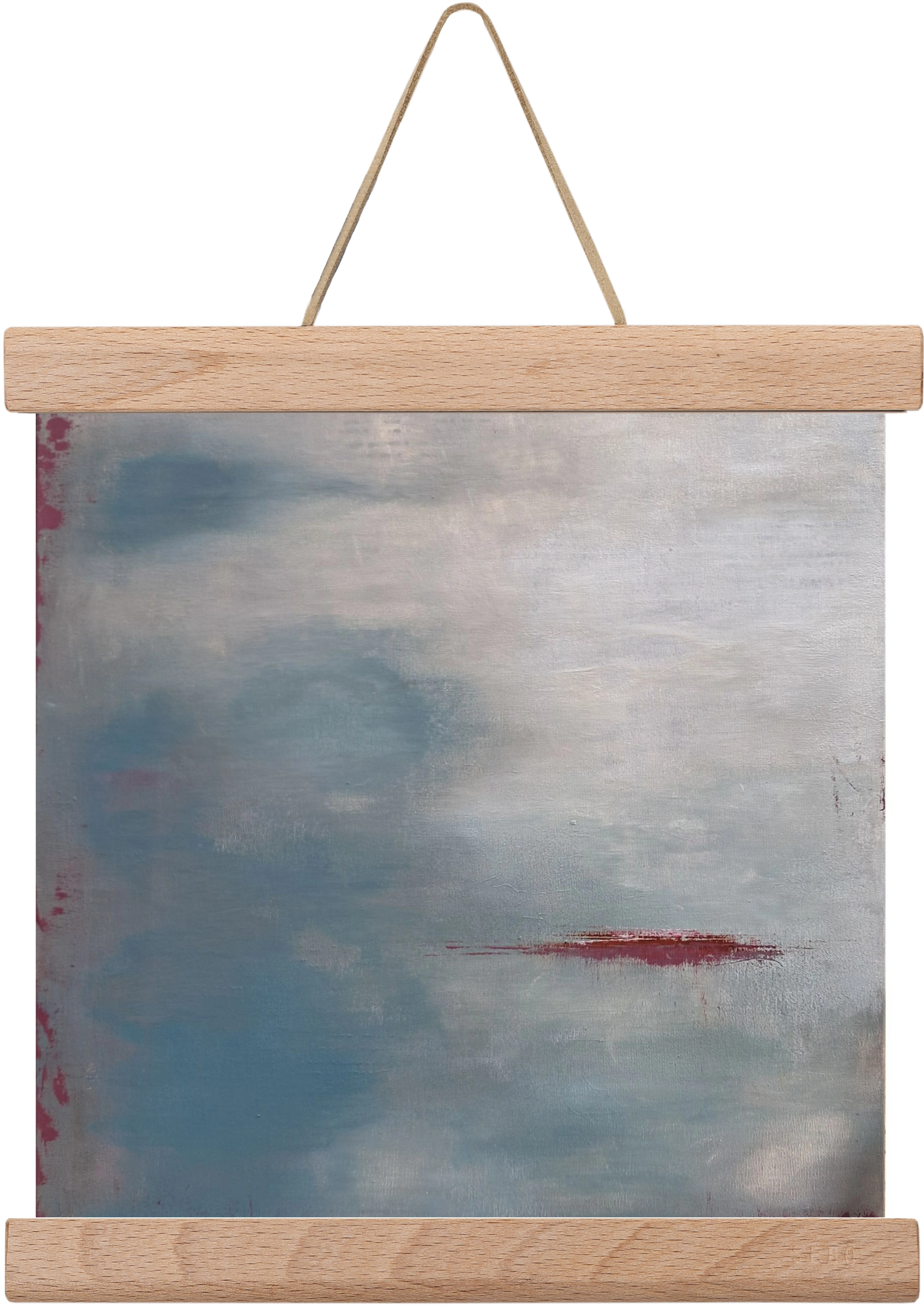 megérkezik, 20x20 cm (20x20 cm), Tölgy akasztó