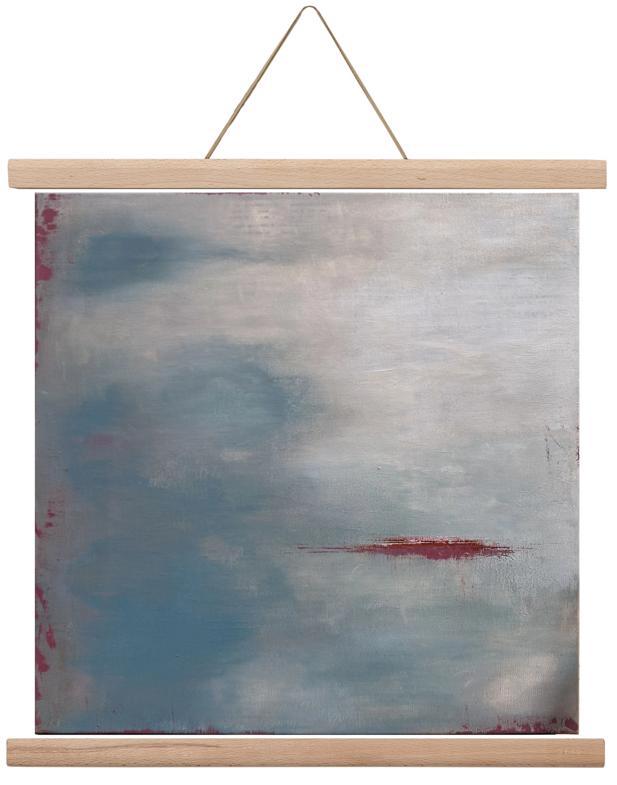 megérkezik, 40x40 cm (40x40 cm), Tölgy akasztó