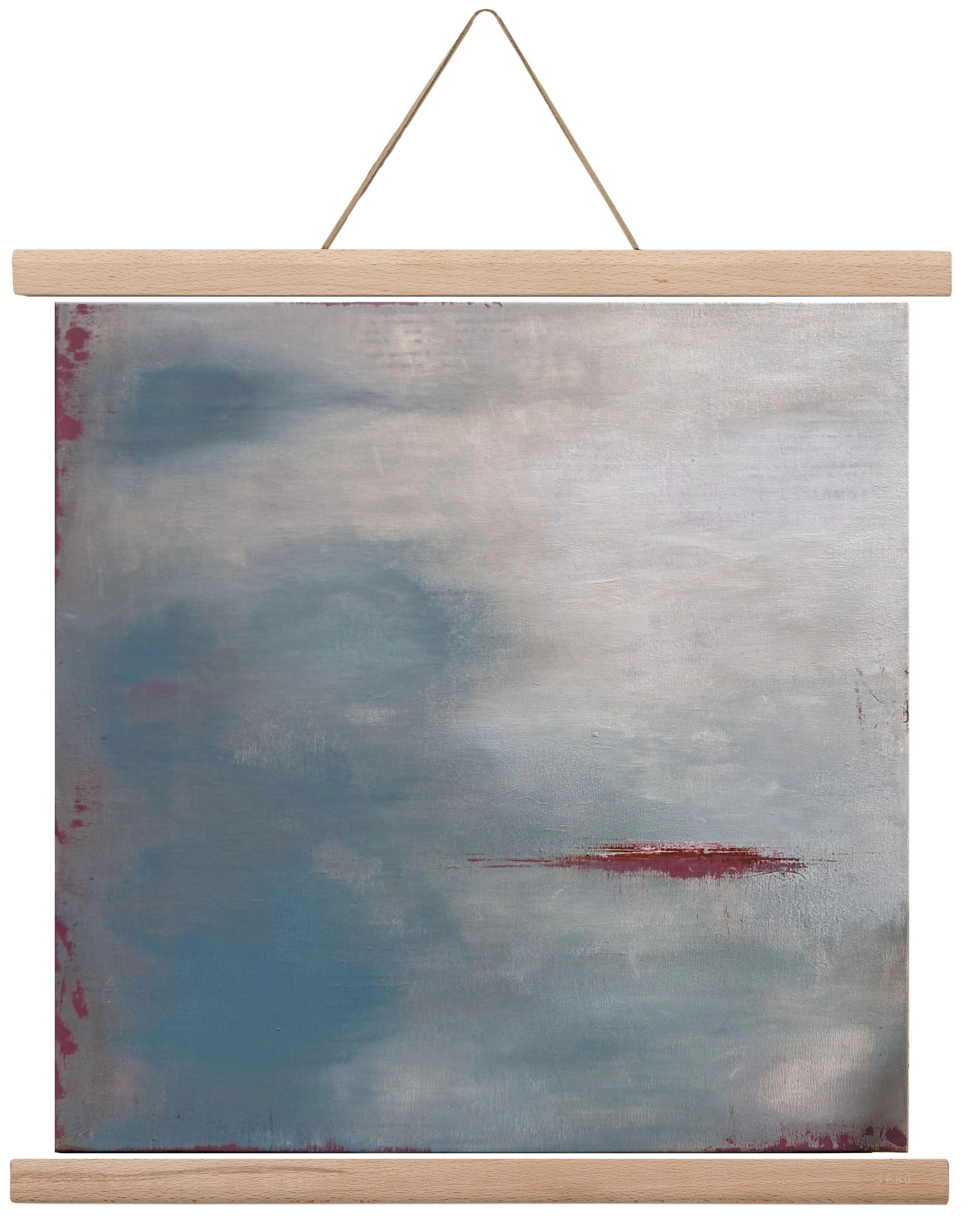 megérkezik, 40x40 cm (40x40 cm), Tölgy akasztó