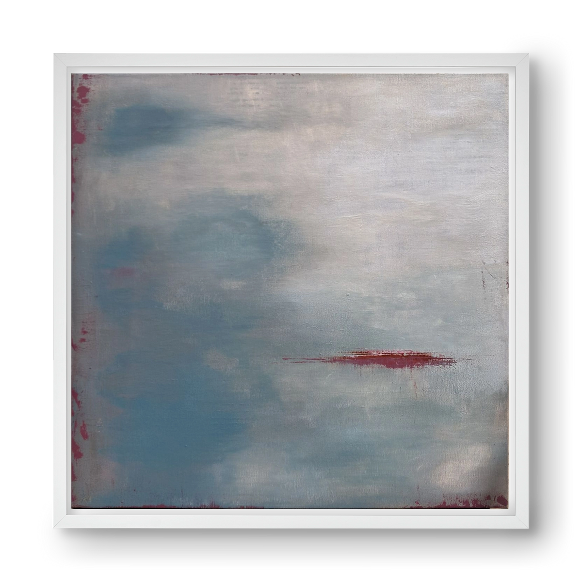 megérkezik, 40x40 cm (40x40 cm), Fehér keret