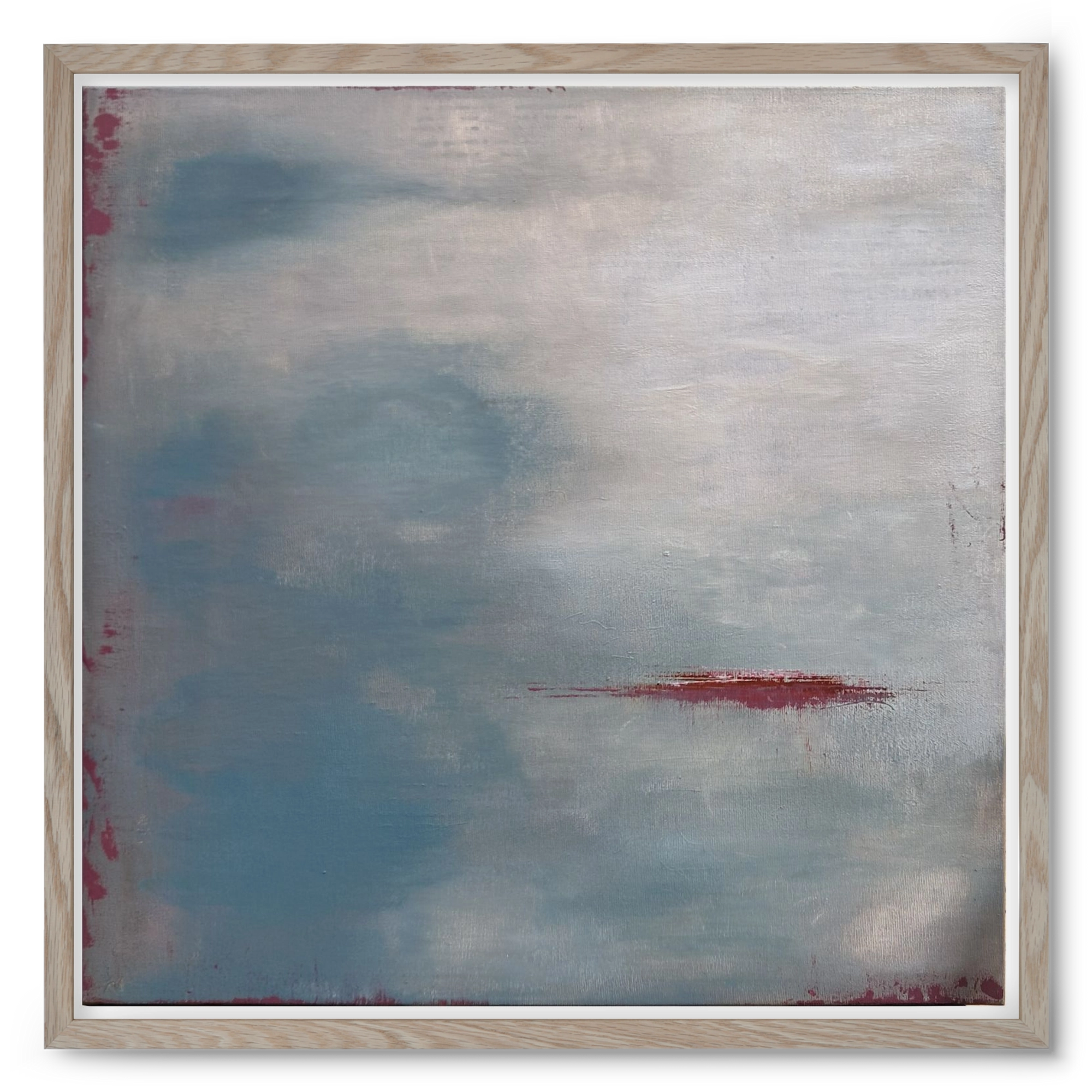 megérkezik, 50x50 cm (50x50 cm), Tölgy keret