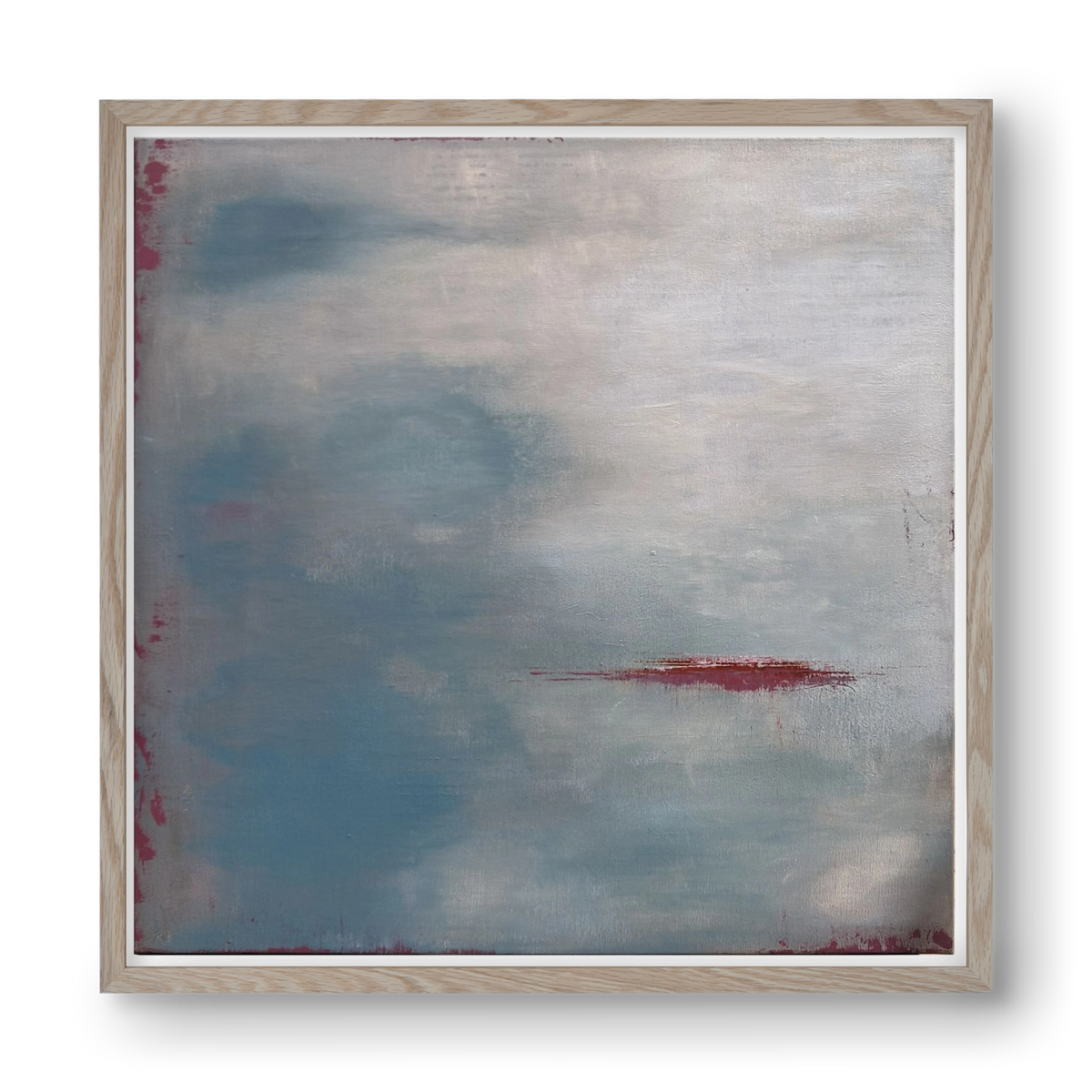 megérkezik, 40x40 cm (40x40 cm), Tölgy keret