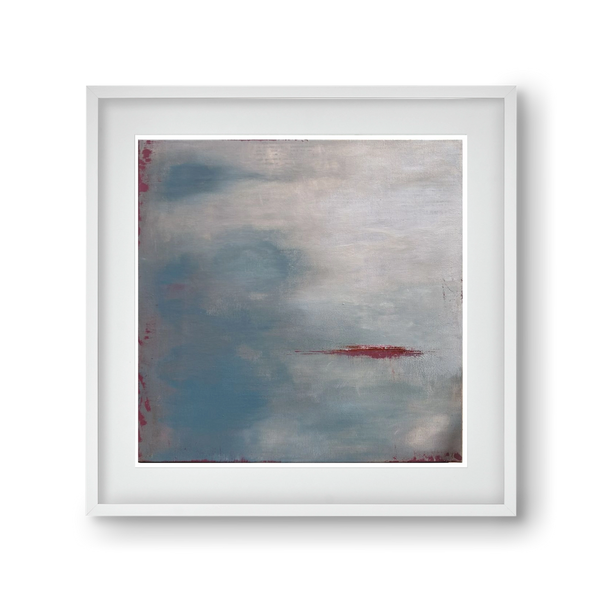 megérkezik, 30x30 cm (20x20 cm), Fehér keret, paszpartuval