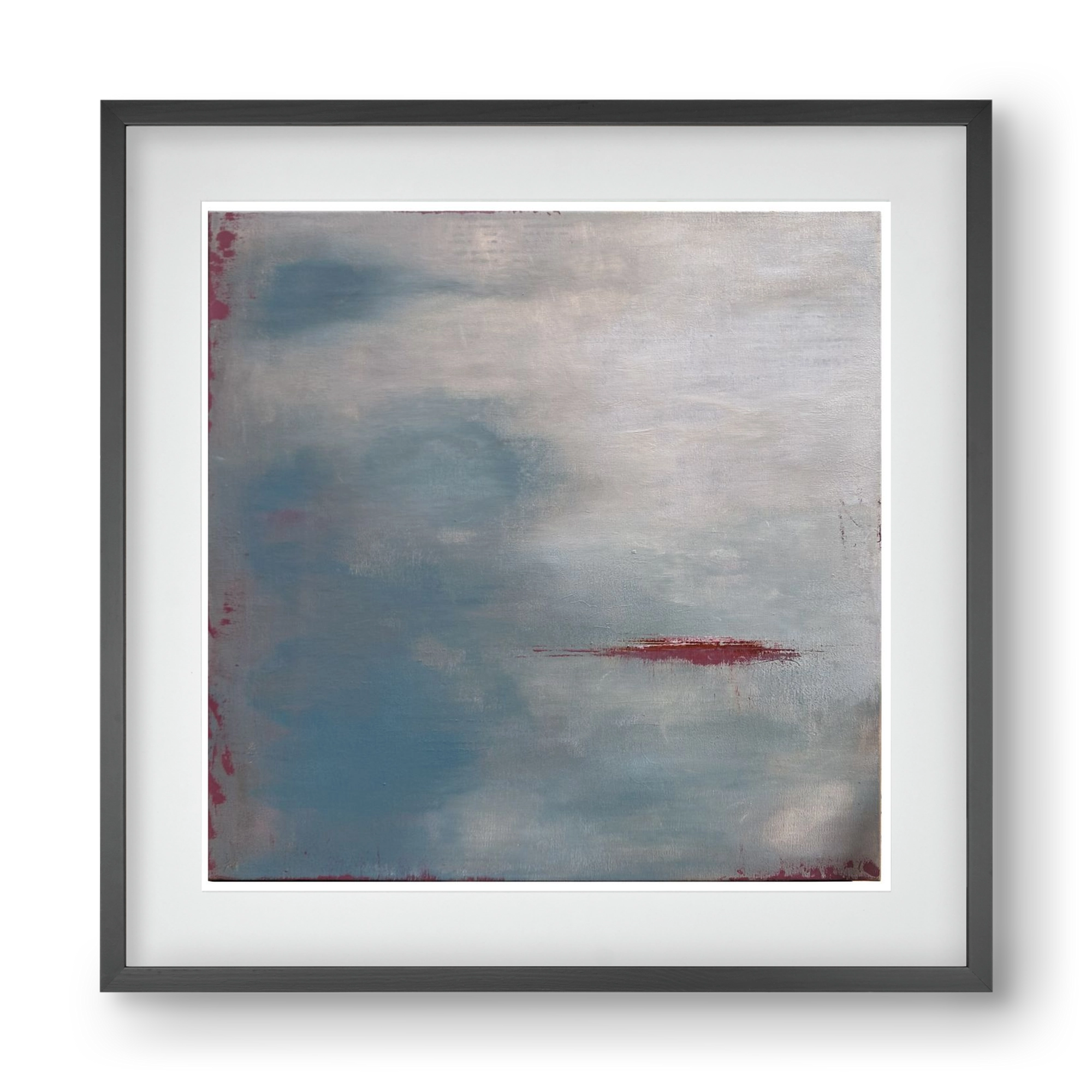 megérkezik, 40x40 cm (30x30 cm), Fekete keret, paszpartuval