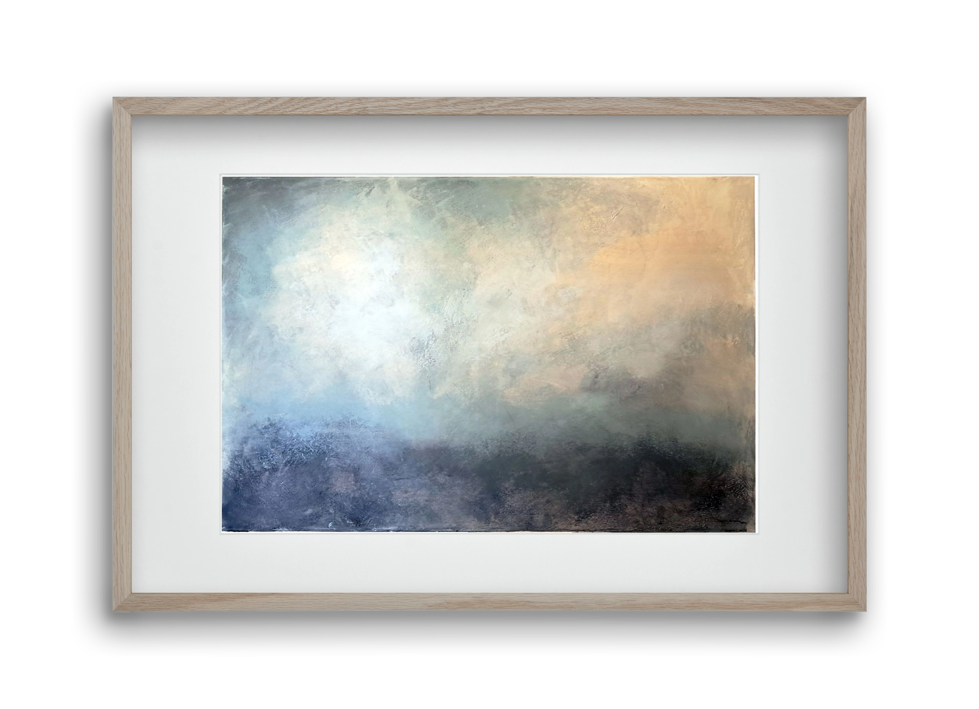 áthaladás, 45x30 cm (30x20 cm), Tölgy keret, paszpartuval