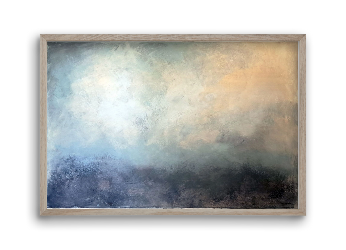 áthaladás, 45x30 cm (45x30 cm), Tölgy keret