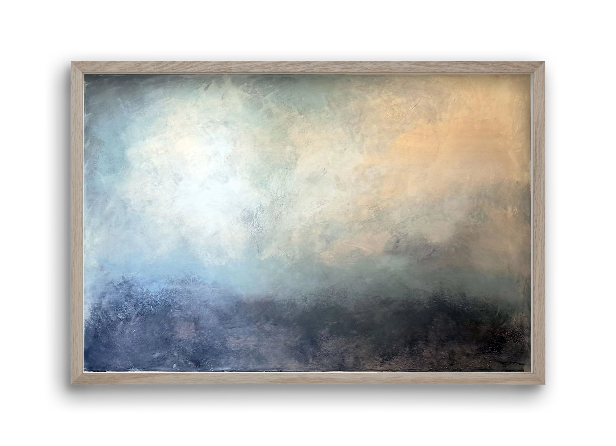 áthaladás, 45x30 cm (45x30 cm), Tölgy keret