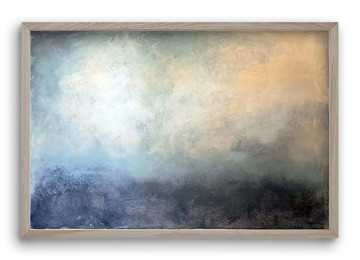 áthaladás, 60x40 cm (60x40 cm), Tölgy keret