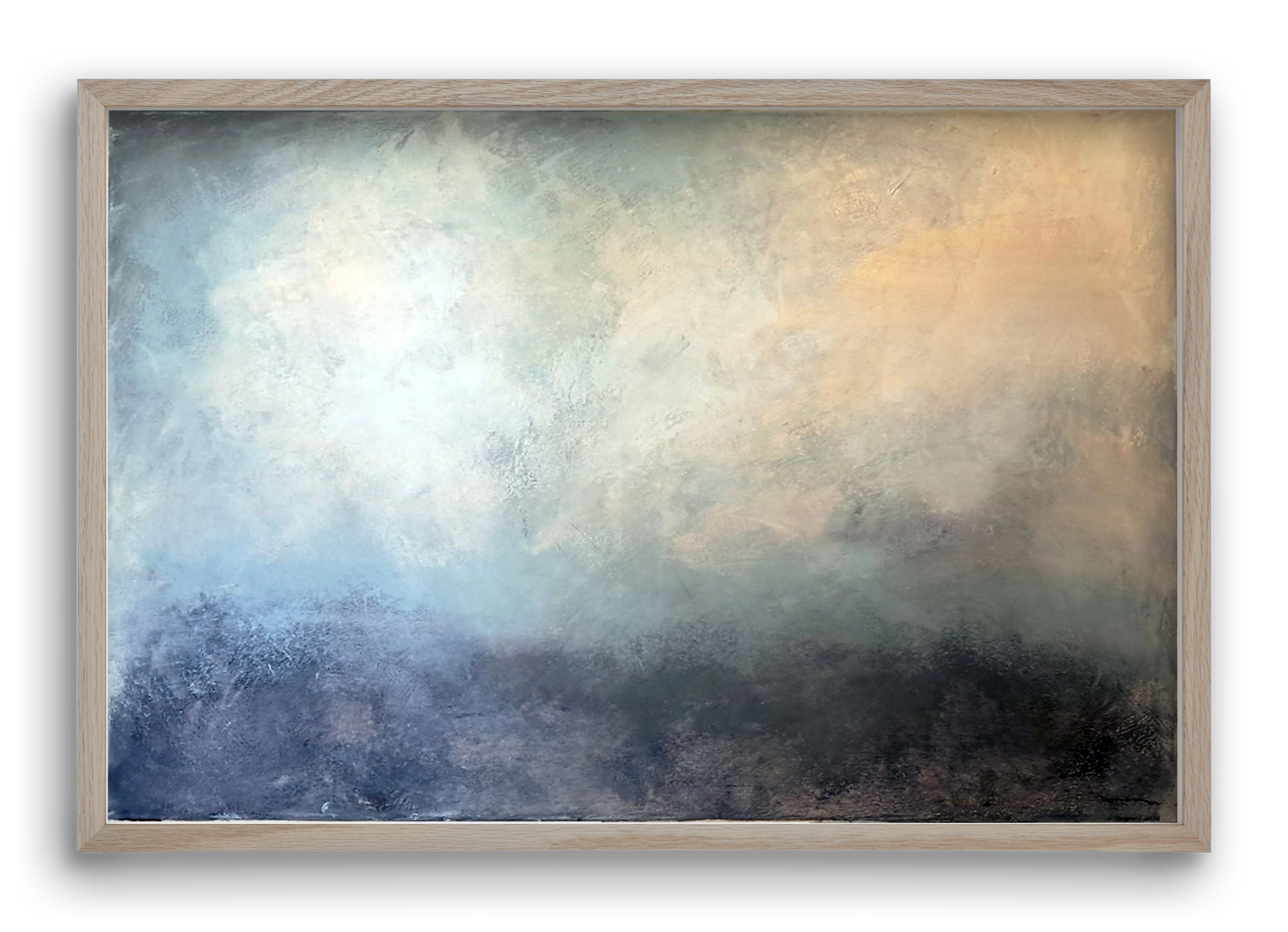 áthaladás, 60x40 cm (60x40 cm), Tölgy keret