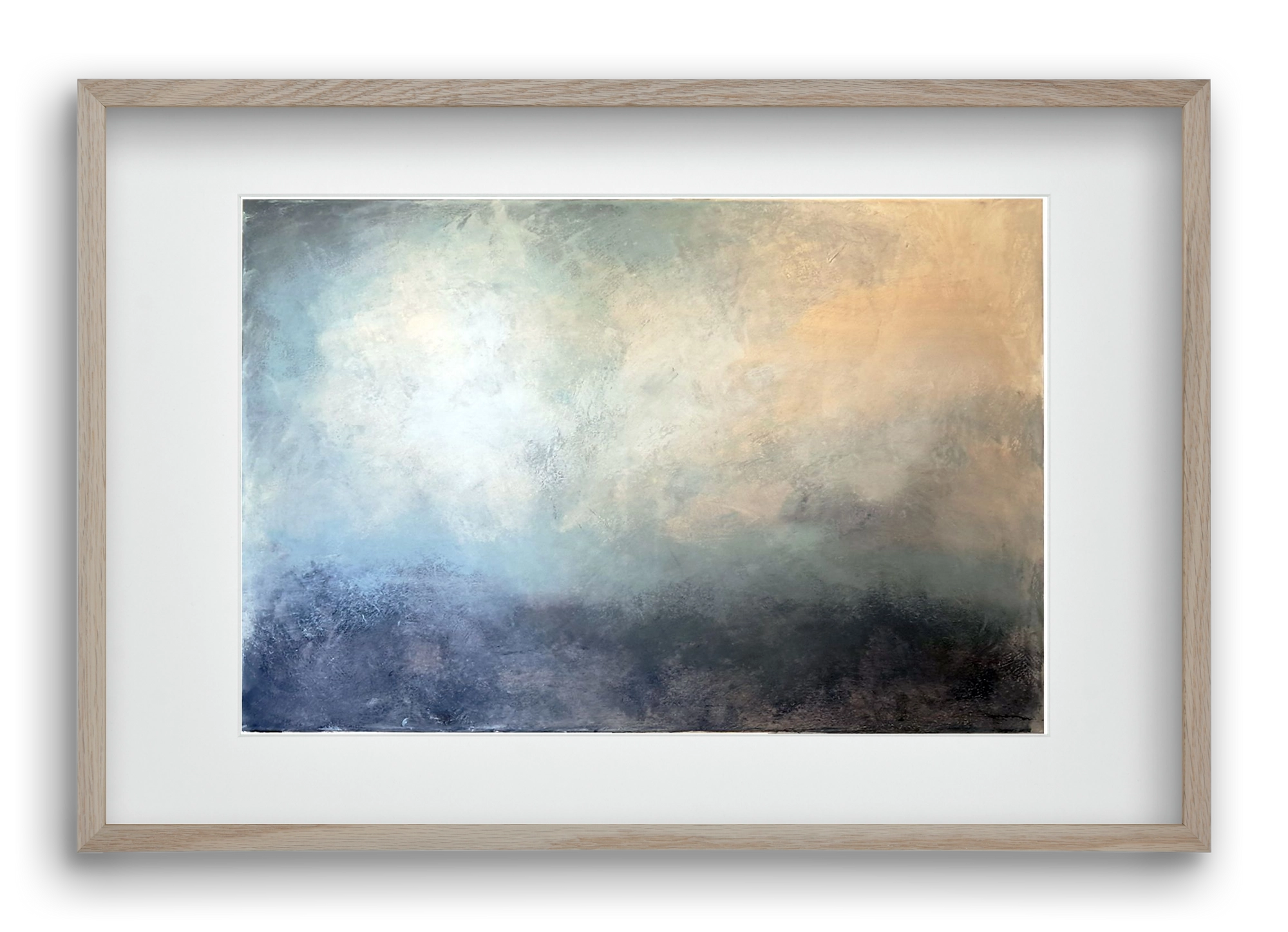 áthaladás, 60x40 cm (45x30 cm), Tölgy keret, paszpartuval