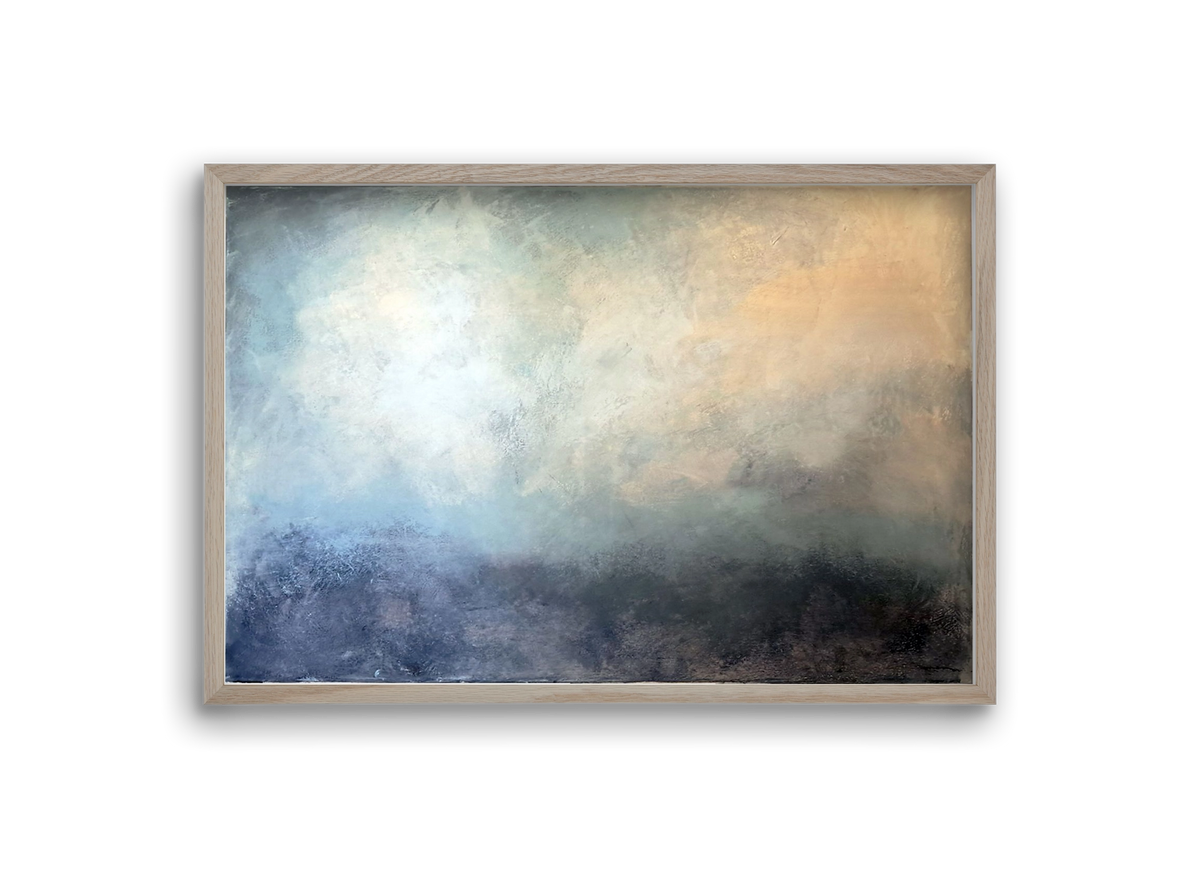 áthaladás, 30x20 cm (30x20 cm), Tölgy keret