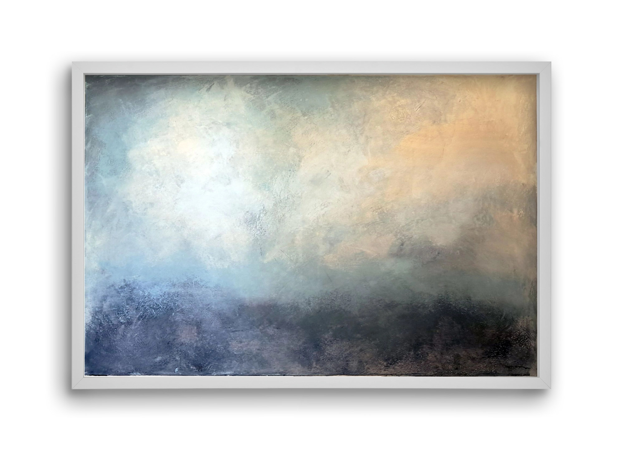 áthaladás, 45x30 cm (45x30 cm), Fehér keret