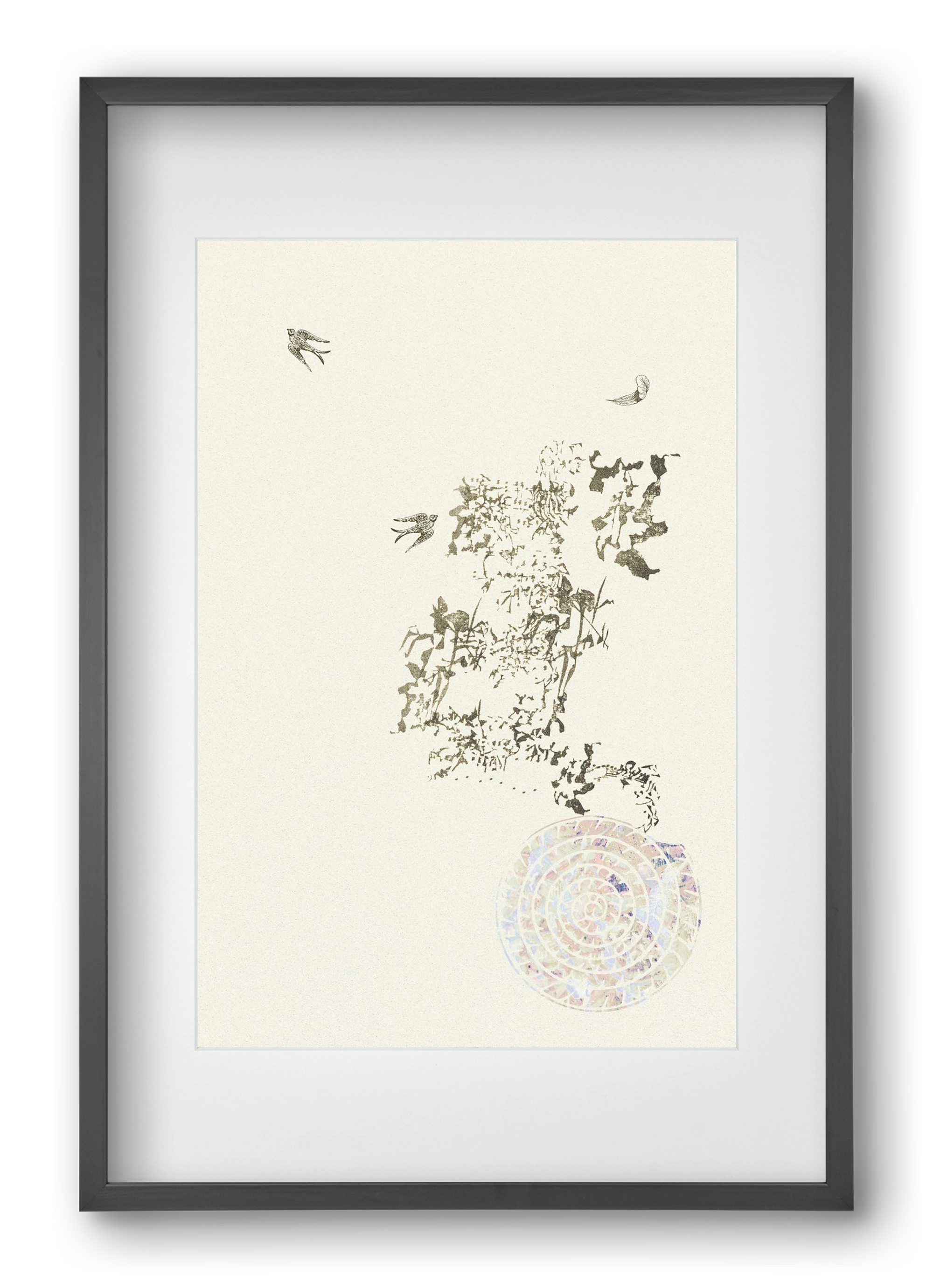 serendipity, 40x60 cm (30x45 cm), Fekete keret, paszpartuval